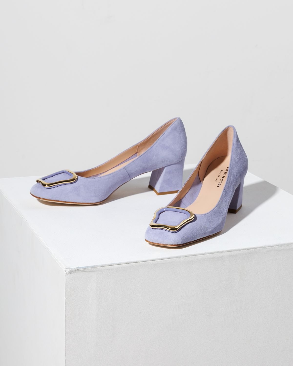 Лиловые замшевые туфли - Image 3 of 4