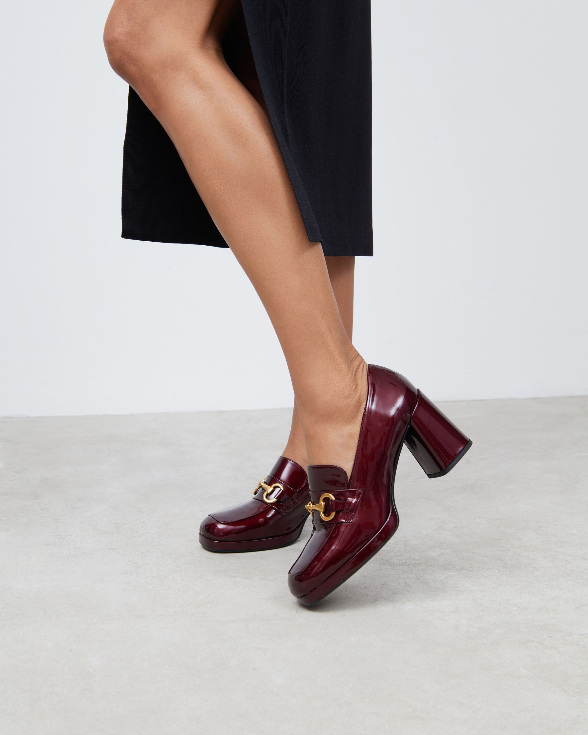 Бордовые кожаные туфли - Image 6 of 6