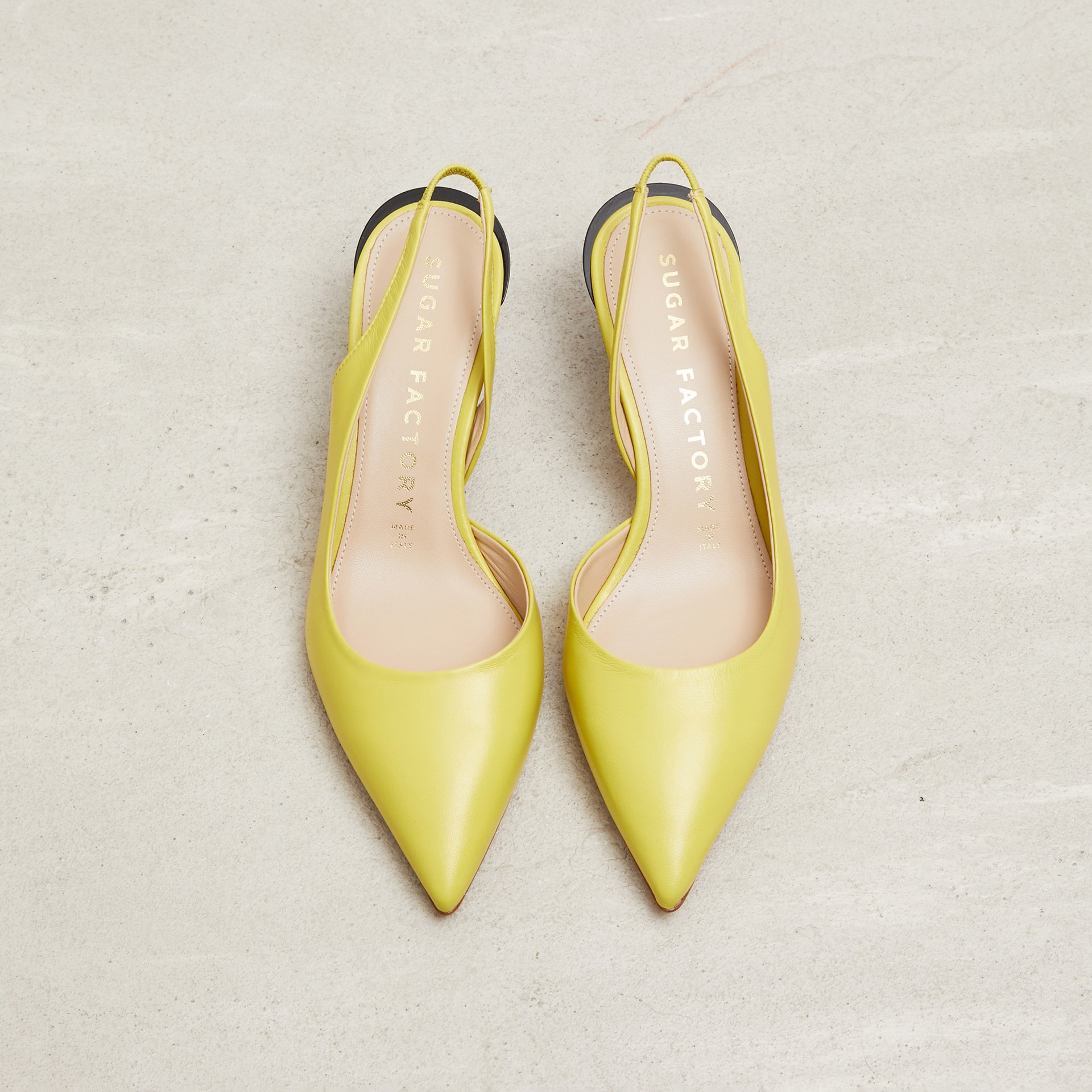 Желтые кожаные туфли - Image 2 of 4
