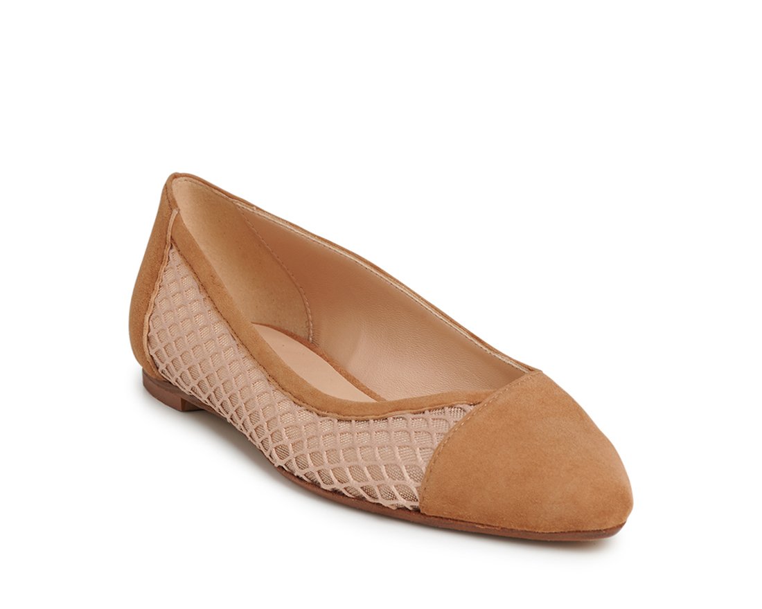 Коричневые замшевые балетки - Image 2 of 5