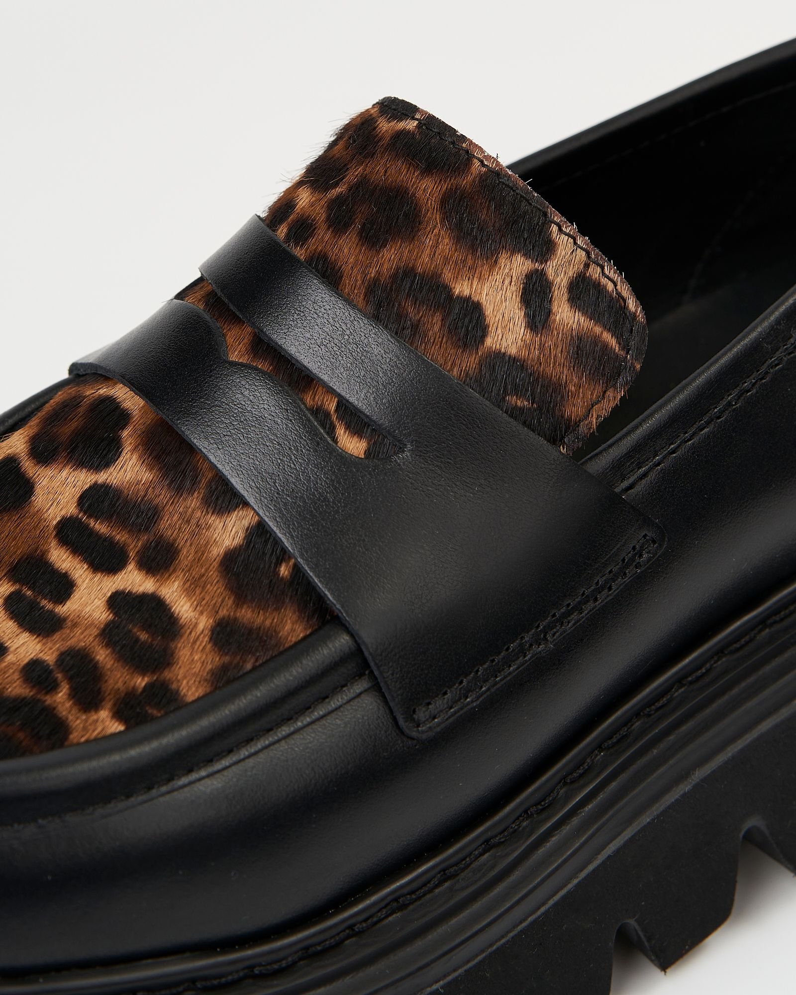 Черные кожаные лоферы - Image 6 of 7