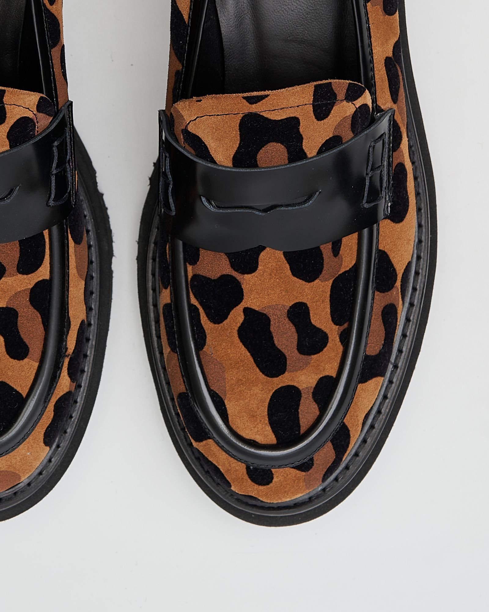 Леопардовые замшевые лоферы - Image 4 of 4