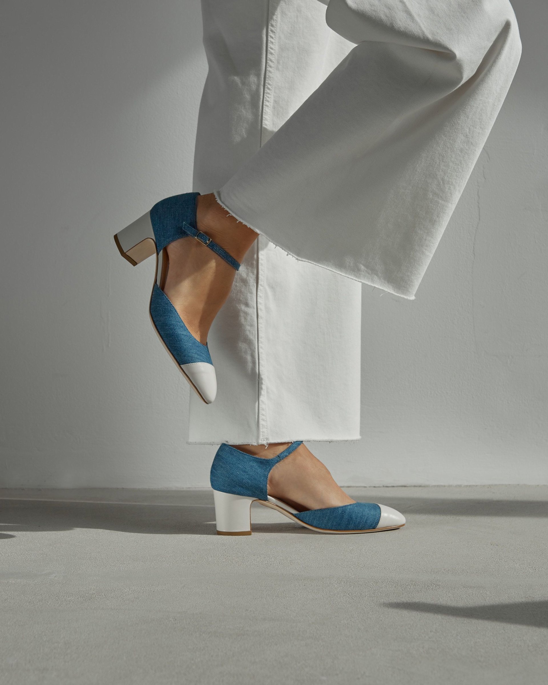 Синие текстильные туфли - Image 6 of 6