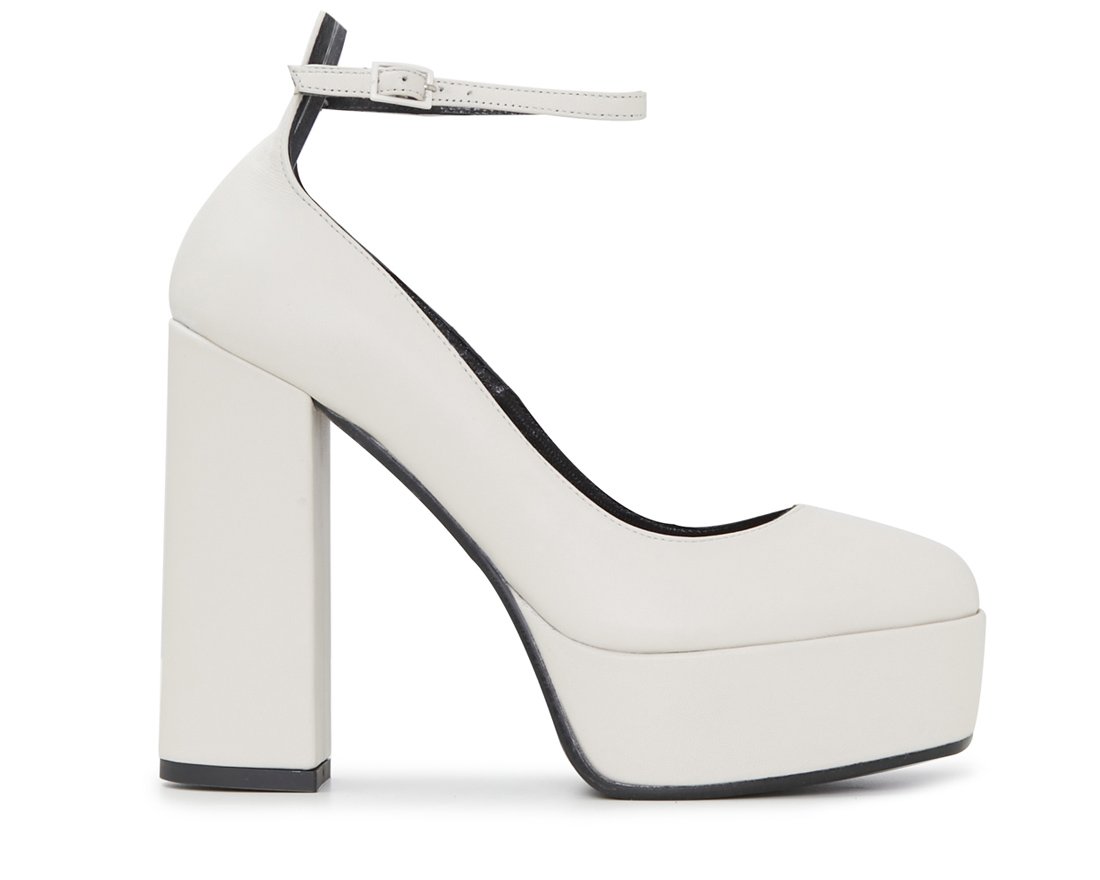 Белые кожаные туфли - Main image