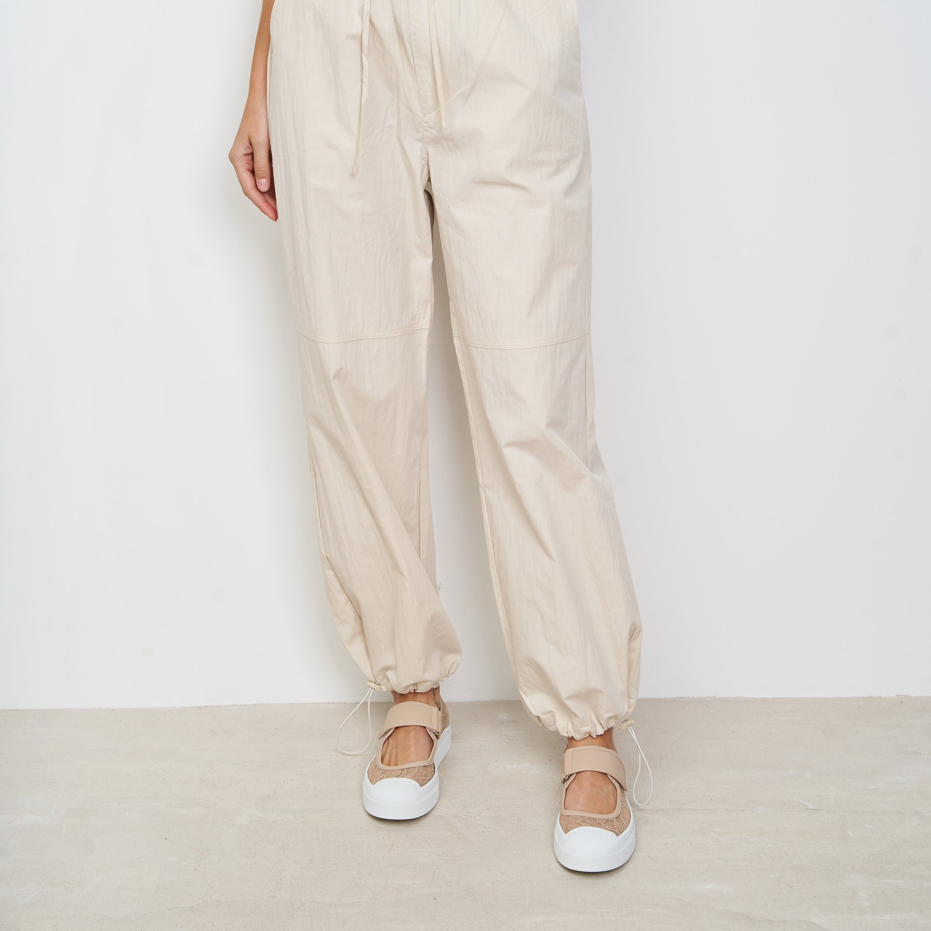 Бежевые текстильные кеды - Image 5 of 5