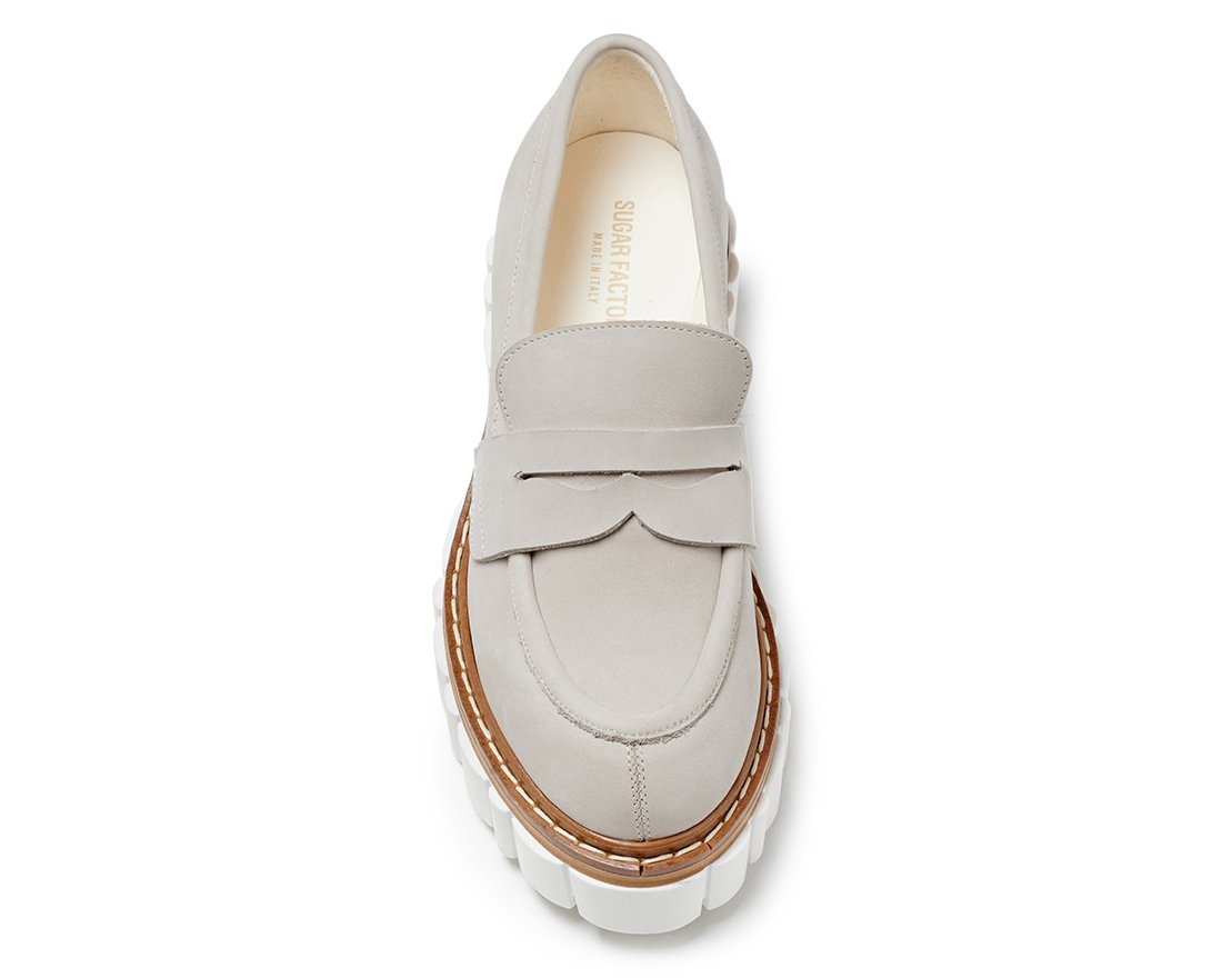 Серые лоферы из нубука - Image 4 of 5