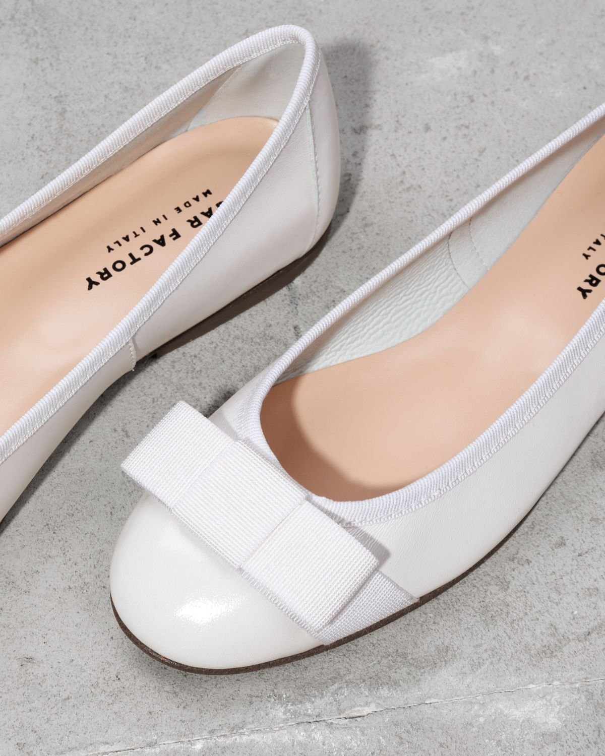 Белые кожаные балетки - Image 4 of 7