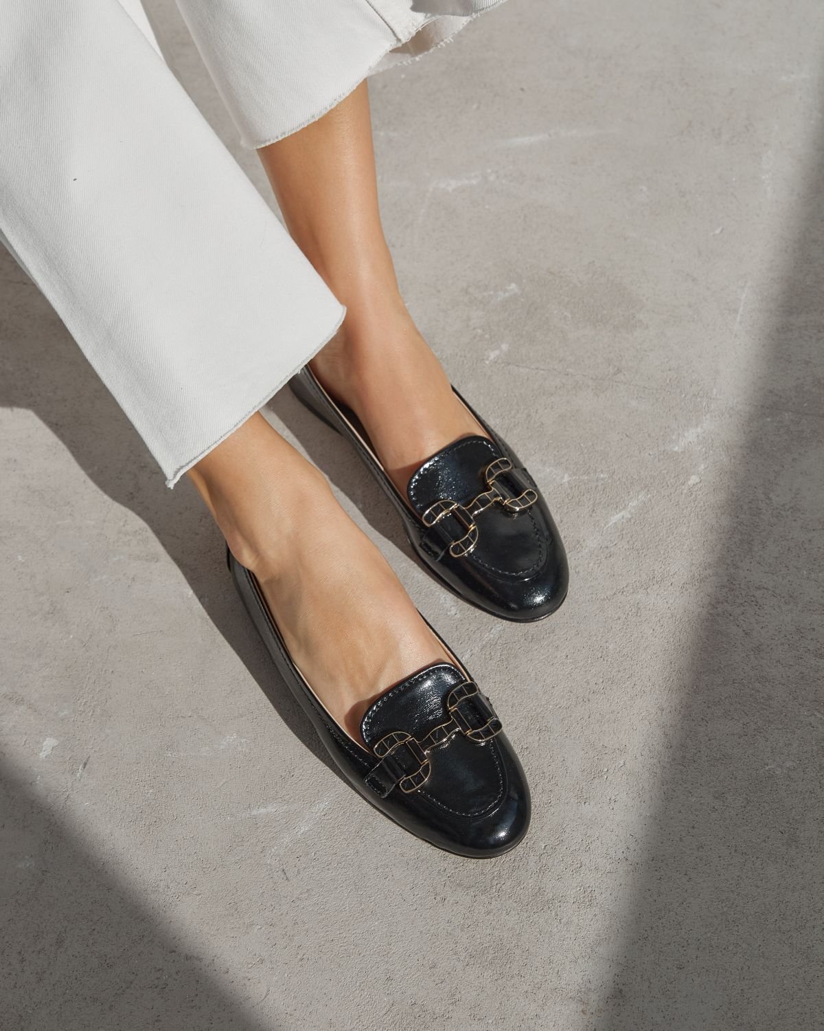 Черные кожаные лоферы - Image 5 of 6