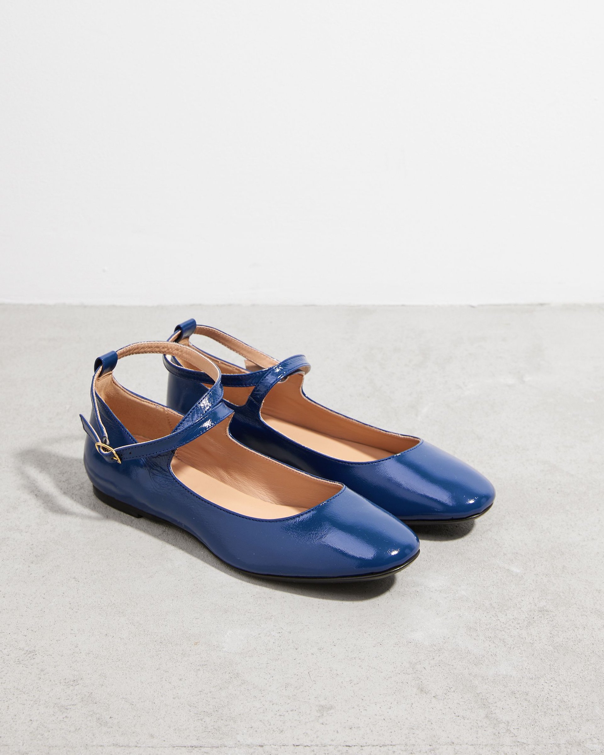 Синие кожаные туфли - Image 3 of 4