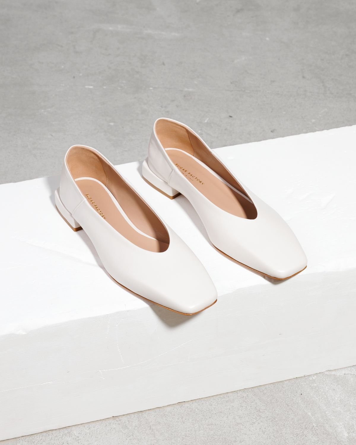 Белые кожаные туфли - Image 3 of 6