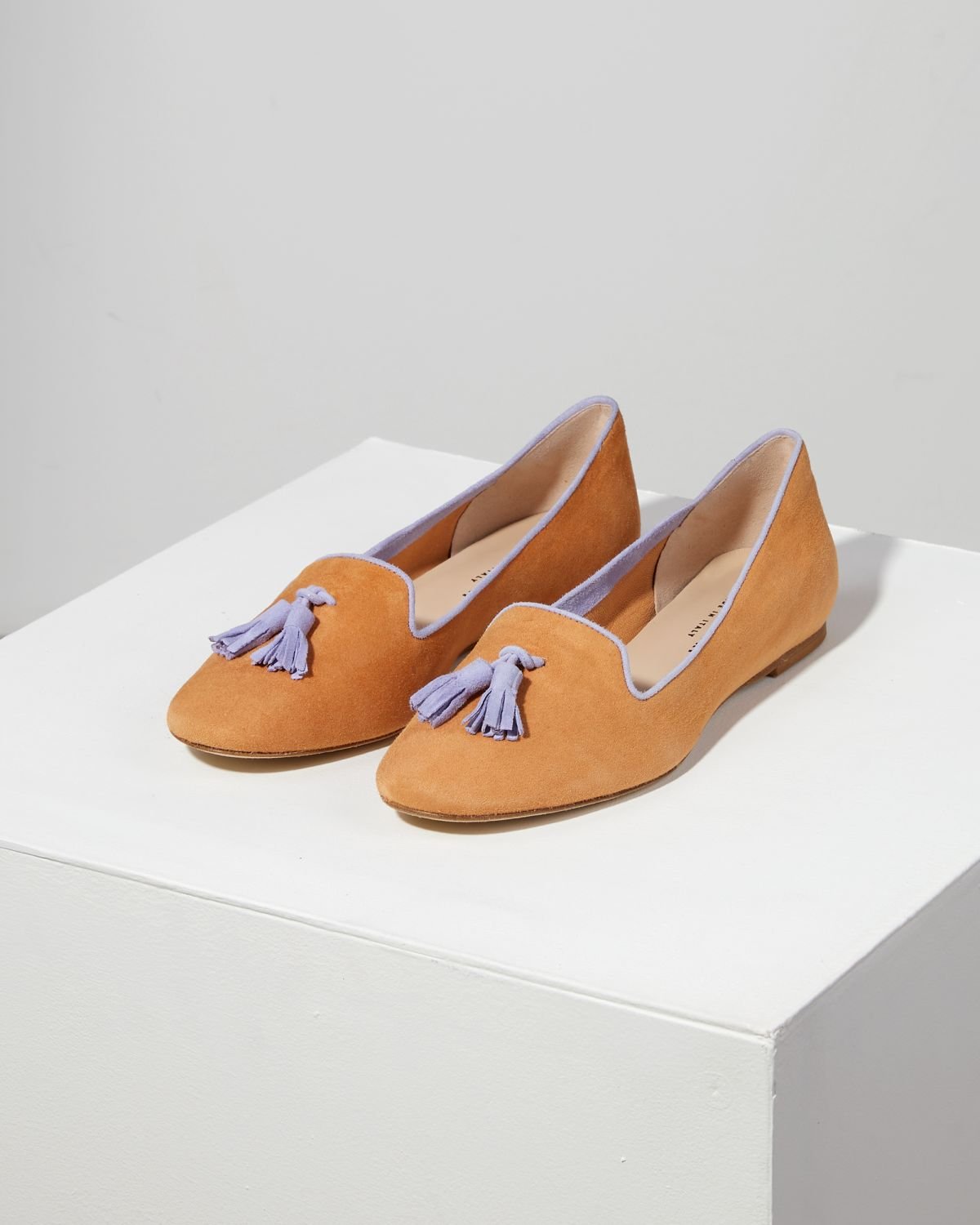 Оранжевые замшевые лоферы - Image 3 of 6