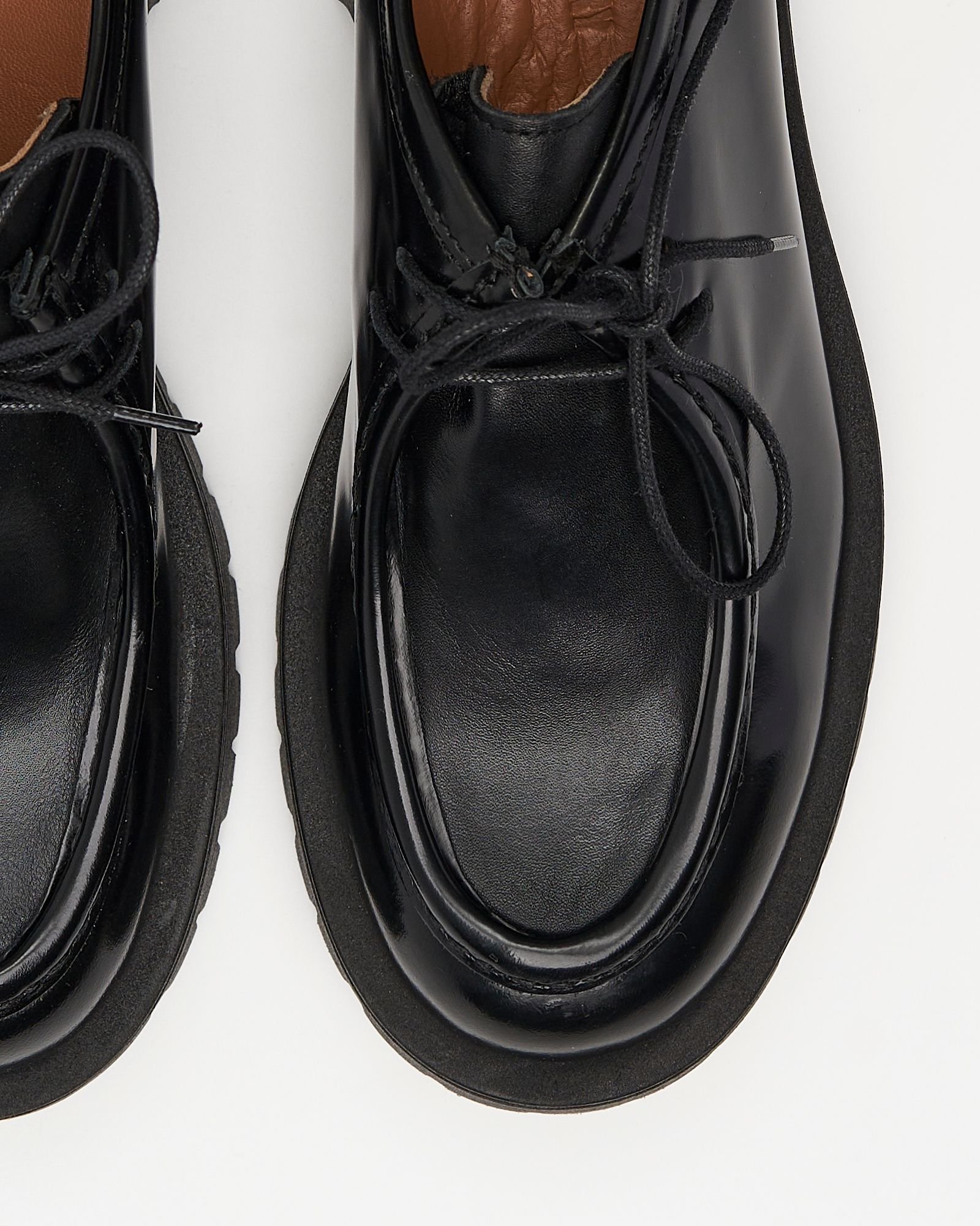 Черные кожаные полуботинки - Image 3 of 5