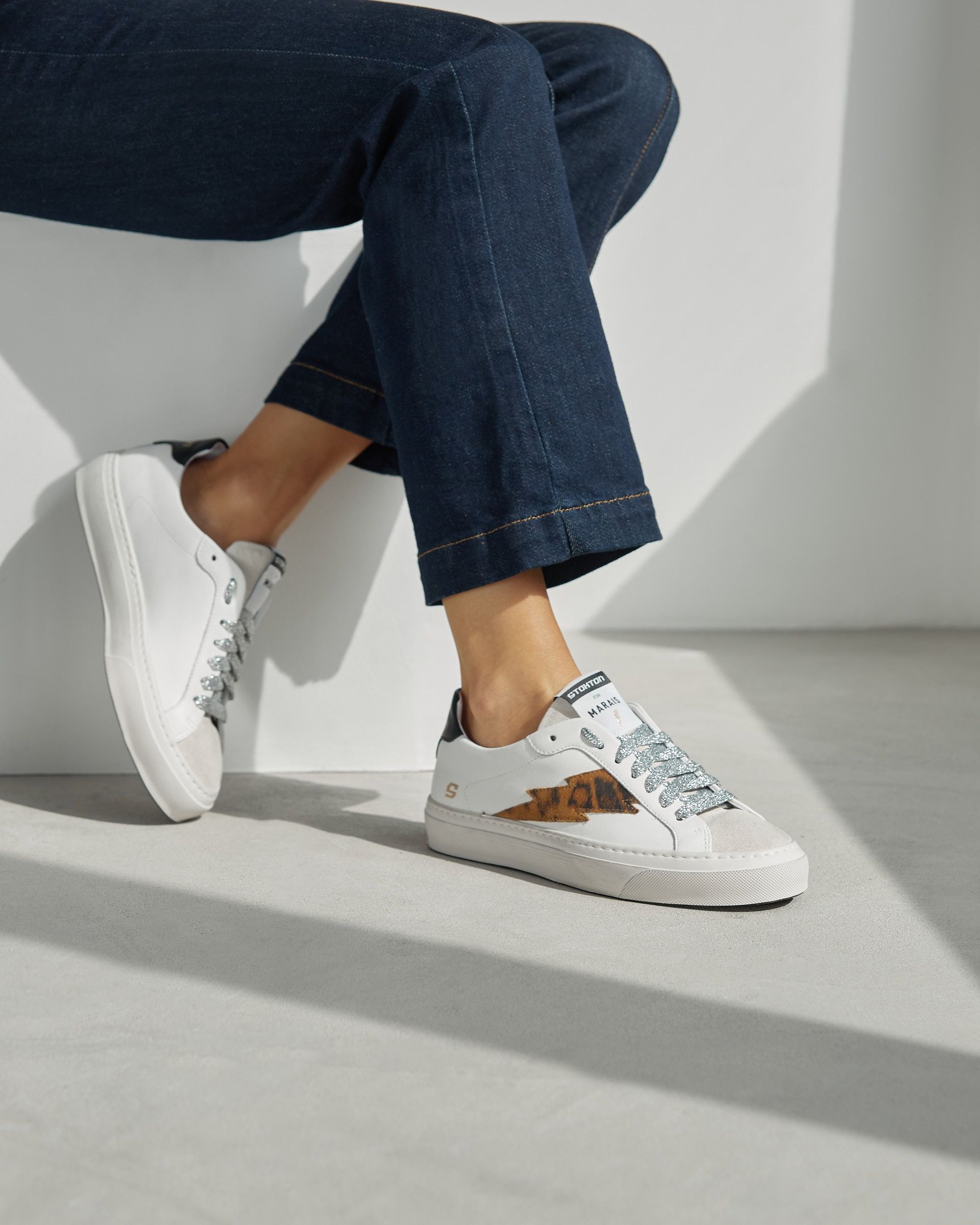 Белые кожаные кеды - Image 5 of 5