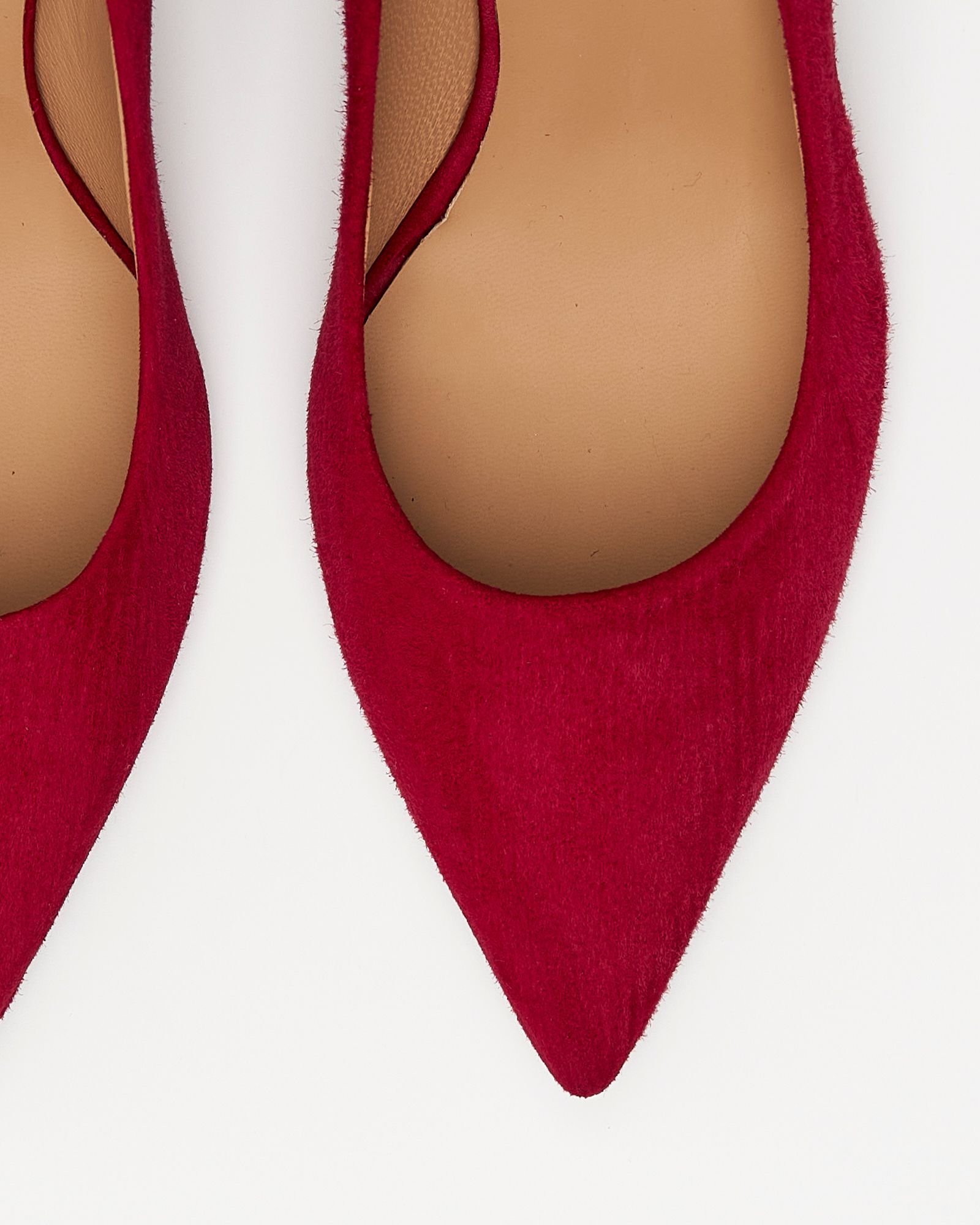 Красные замшевые туфли - Image 5 of 7