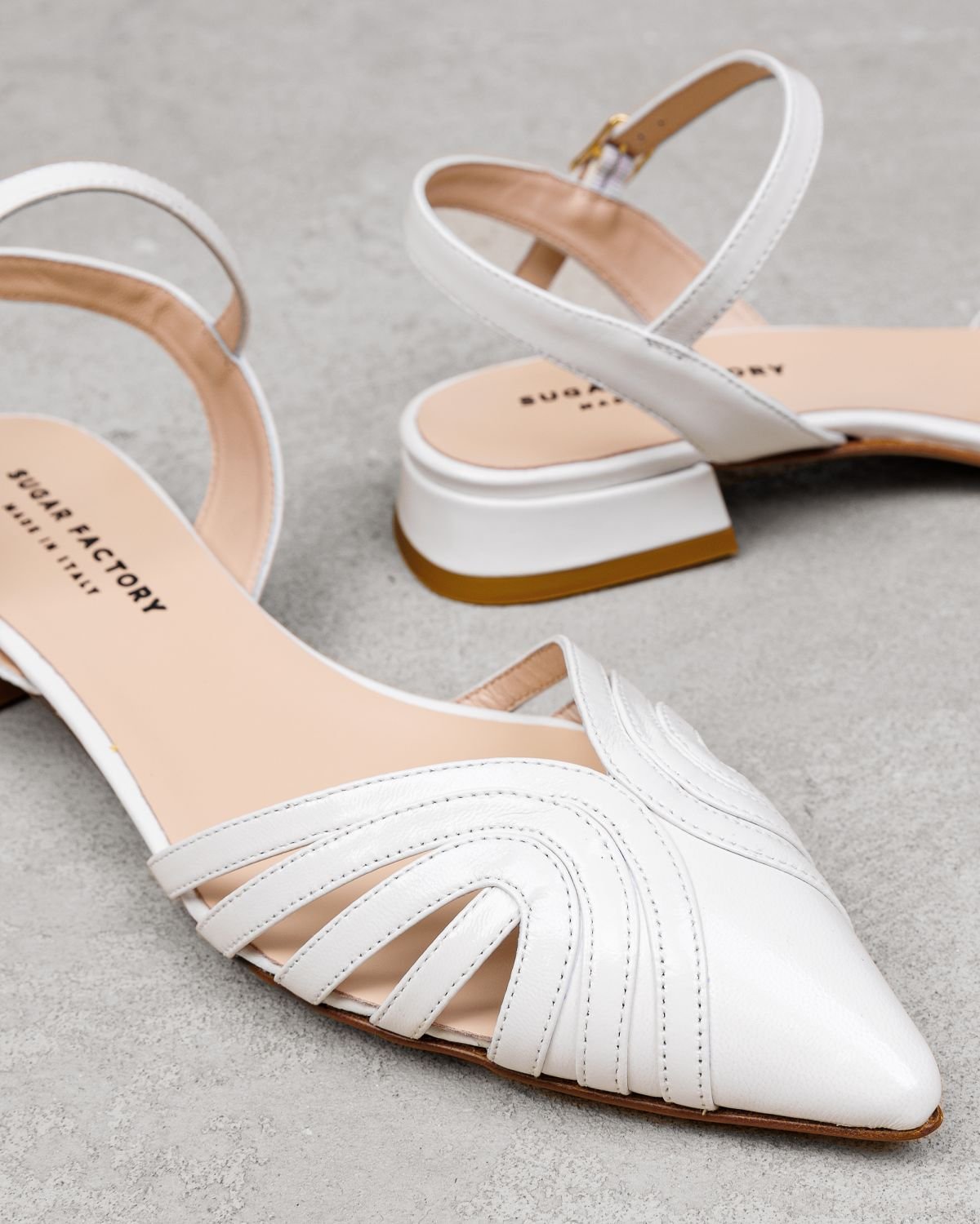 Белые кожаные туфли - Image 4 of 4