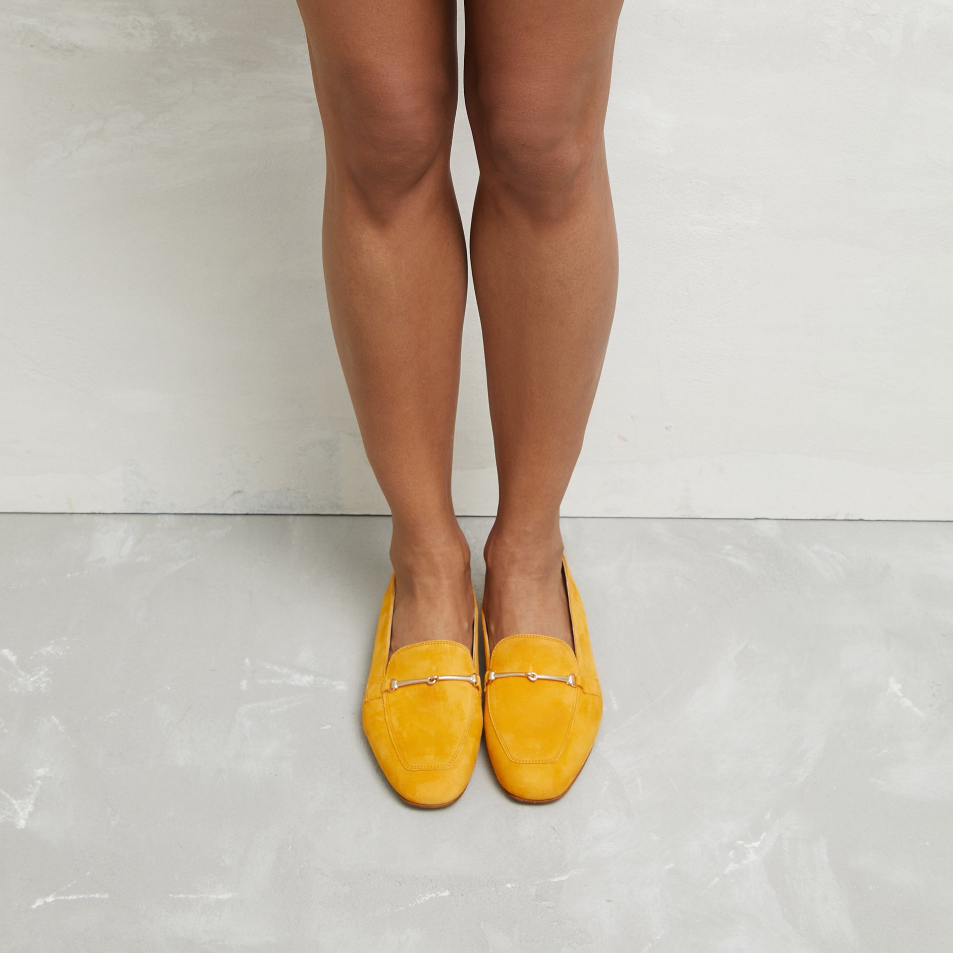 Желтые замшевые лоферы - Image 5 of 5