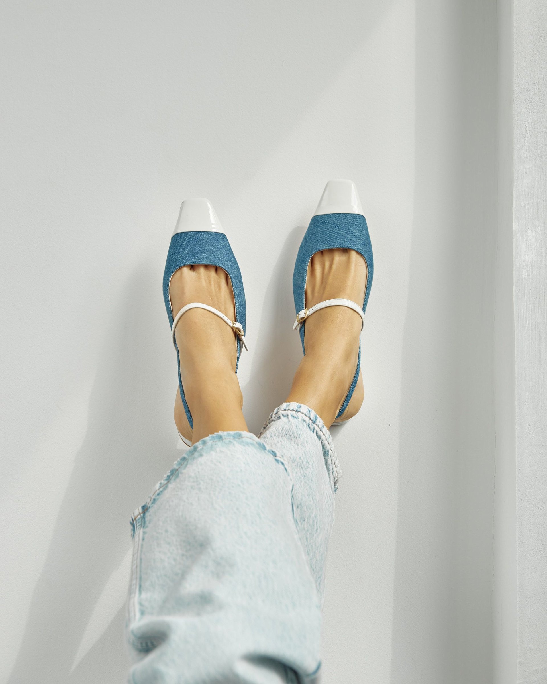 Синие текстильные туфли - Image 6 of 6