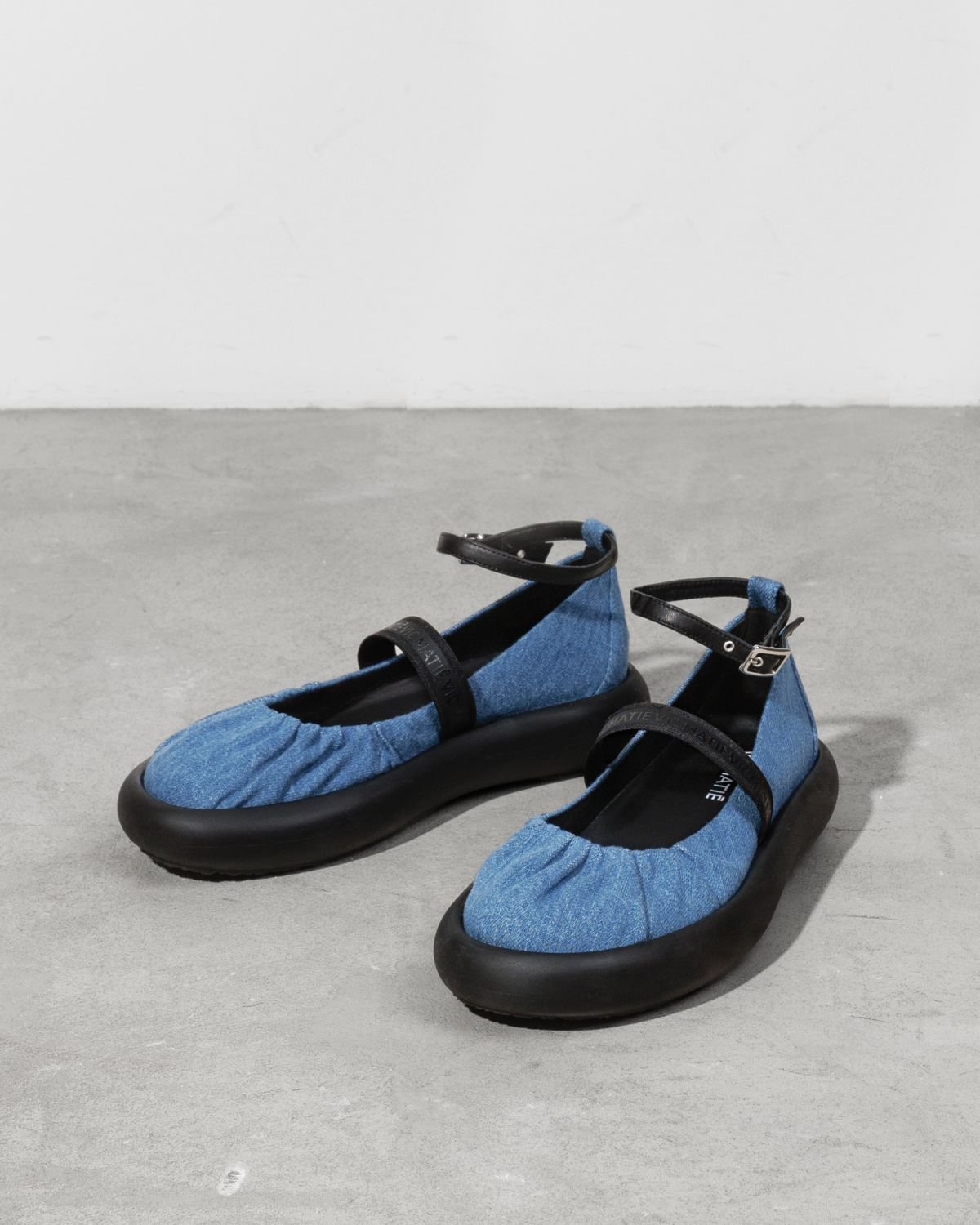 Синие текстильные туфли - Image 3 of 6