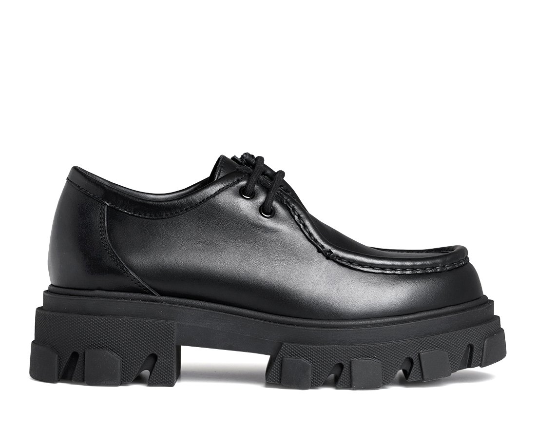 Черные кожаные лоферы - Main image