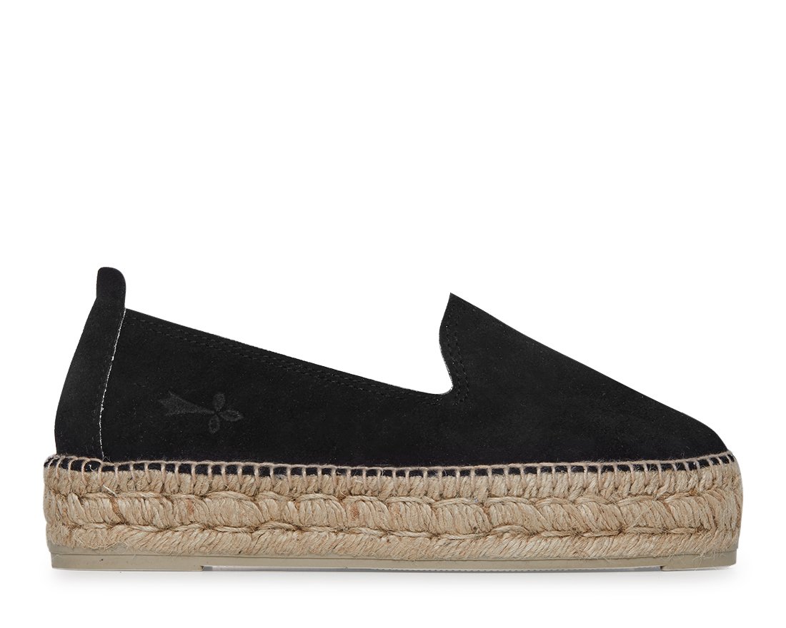 Черные замшевые эспадрильи - Main image