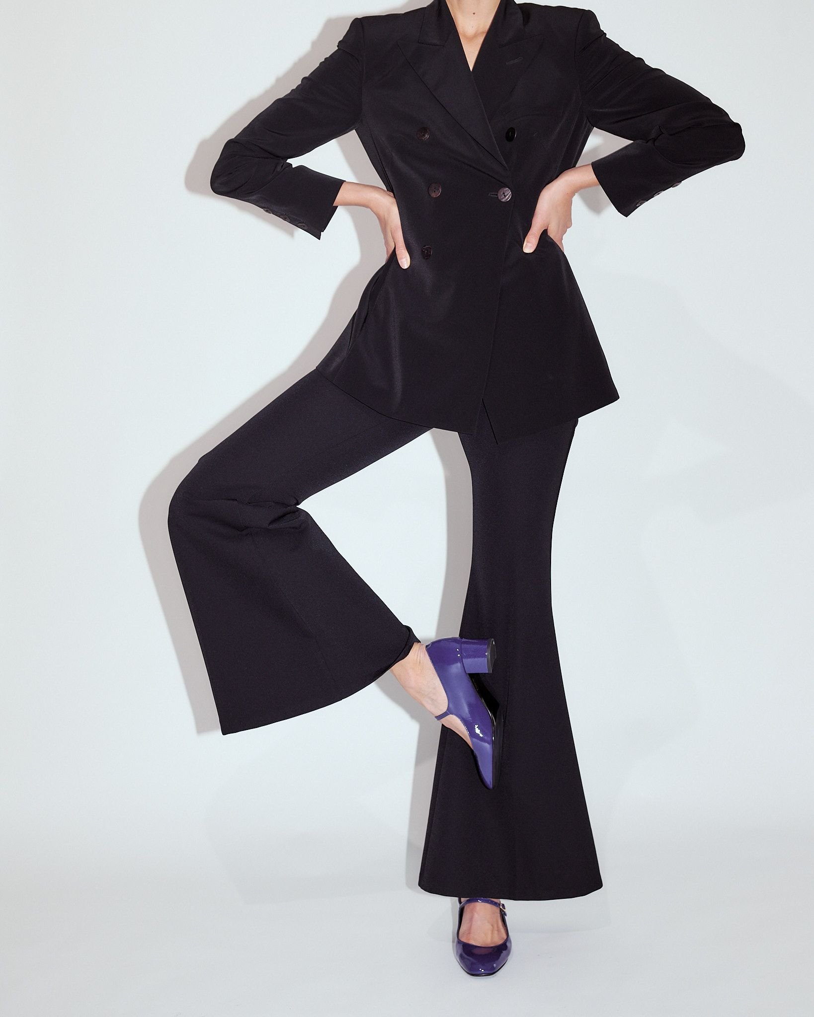 Фиолетовые кожаные туфли - Image 7 of 7