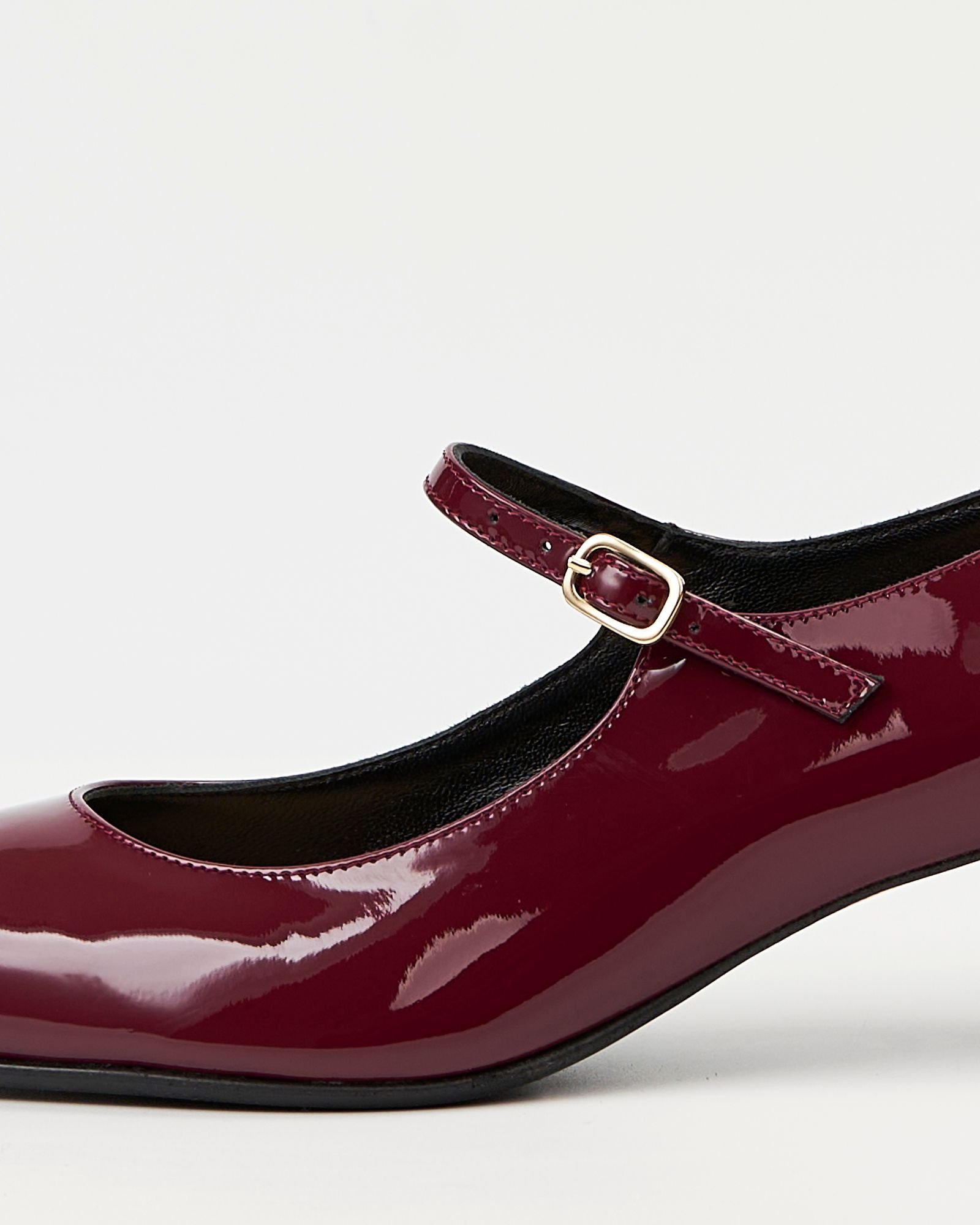 Бордовые кожаные туфли - Image 6 of 6