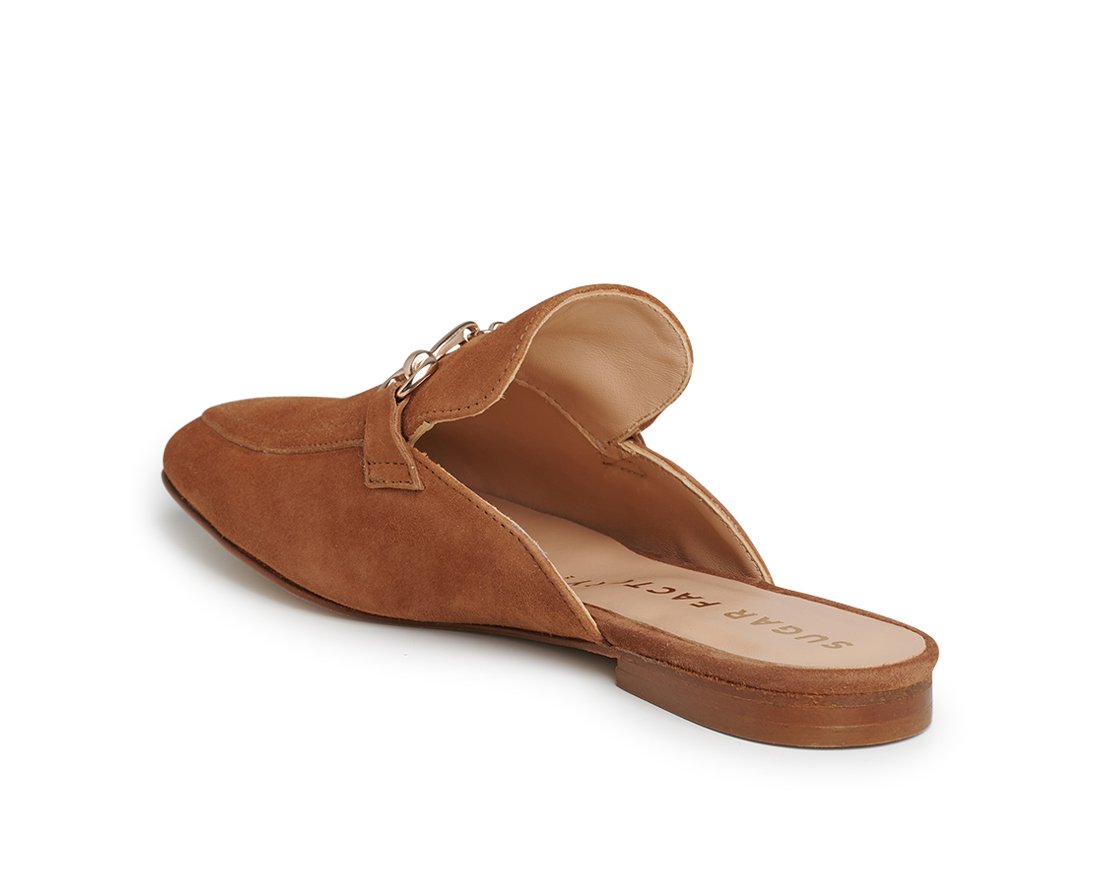 Коричневые замшевые слиперы - Image 3 of 5