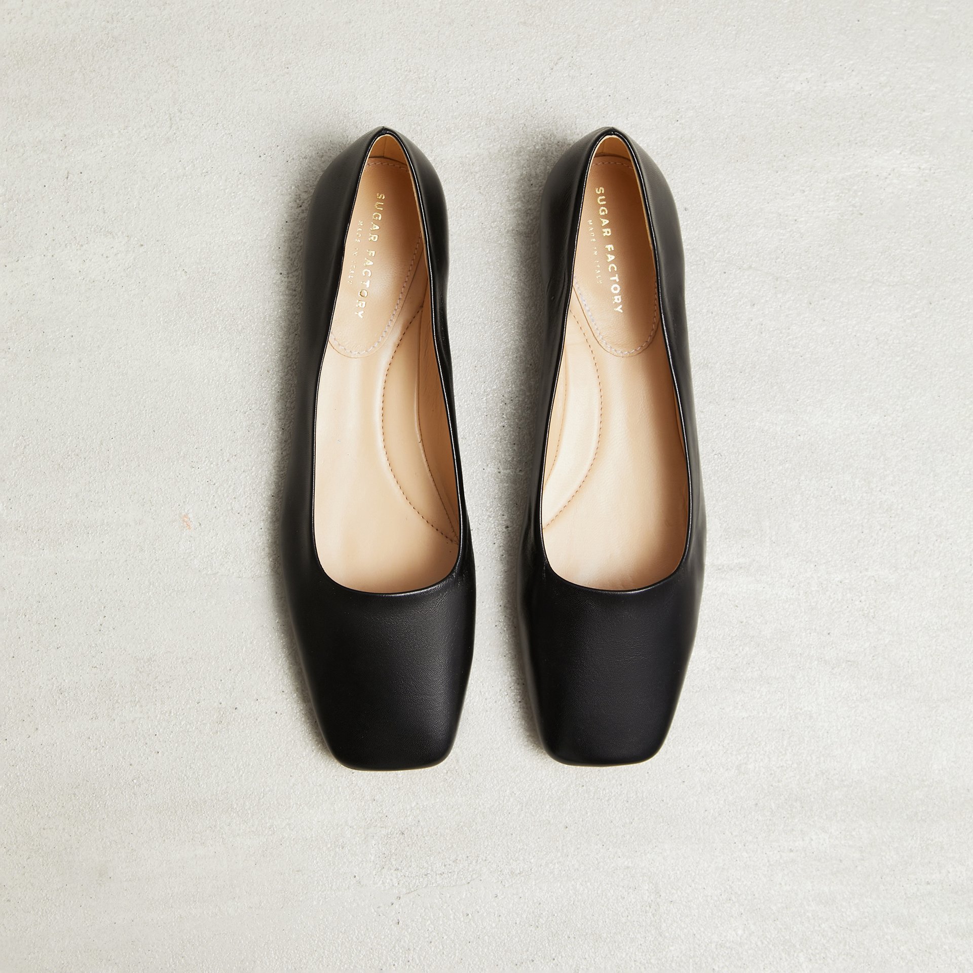 Черные кожаные балетки - Image 2 of 5