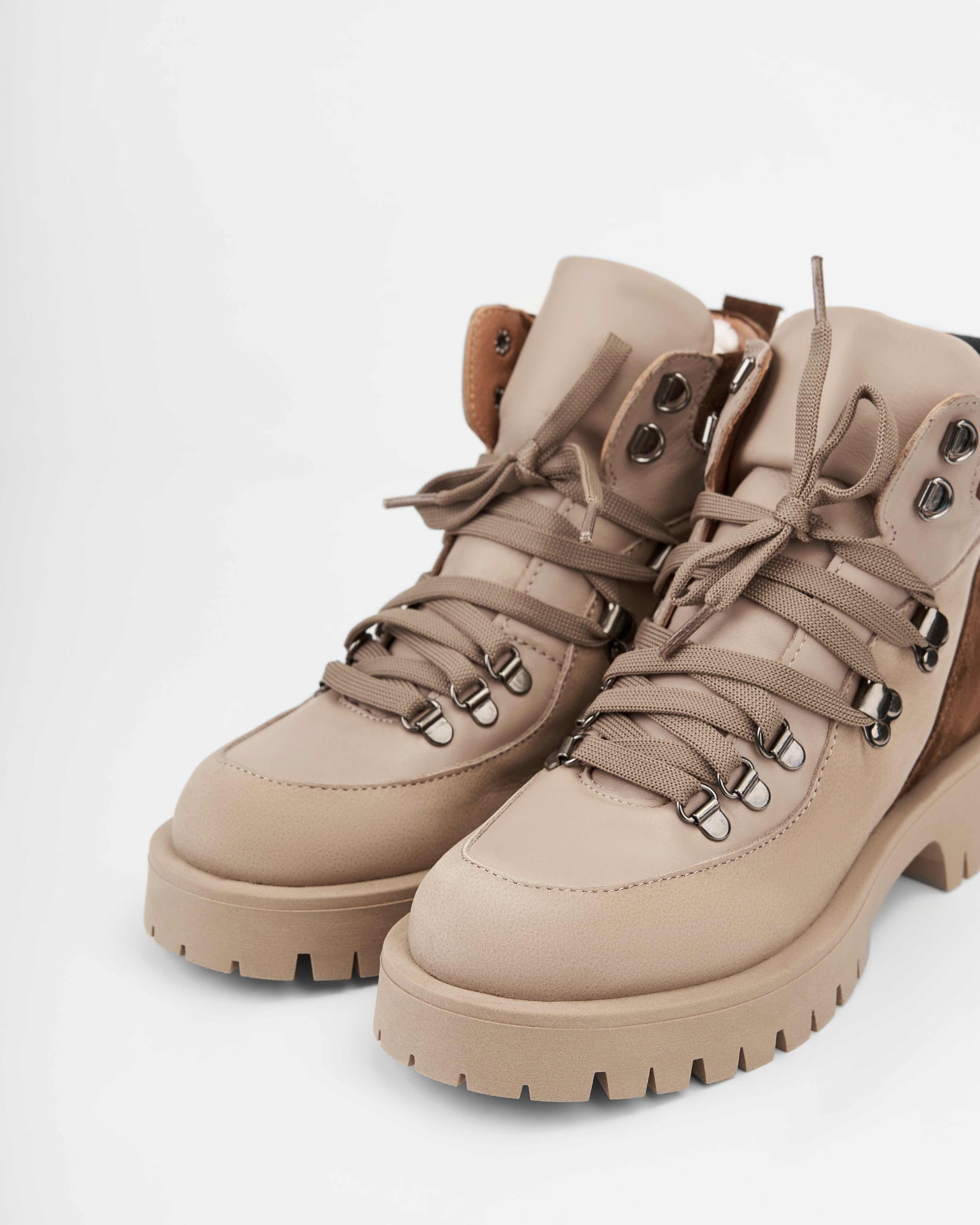 Бежевые замшевые ботинки - Image 3 of 5