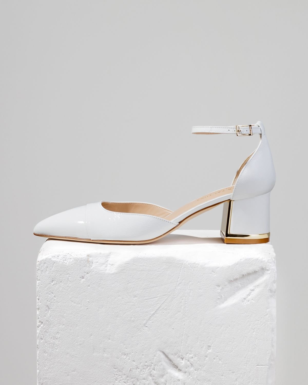 Белые кожаные туфли - Main image