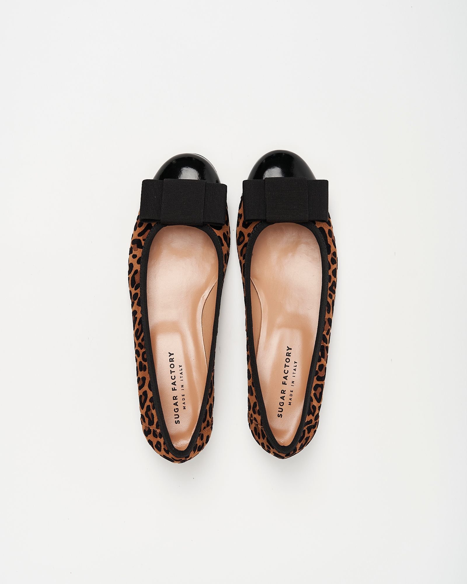 Леопардовые замшевые балетки - Image 3 of 5