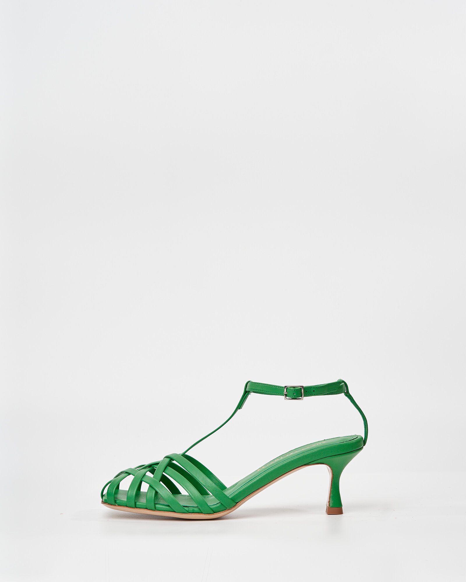 Зеленые кожаные босоножки - Image 3 of 4