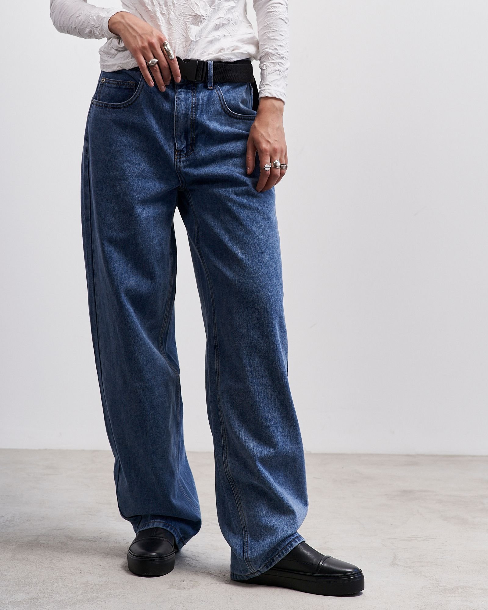 Черные кожаные ботинки - Main image