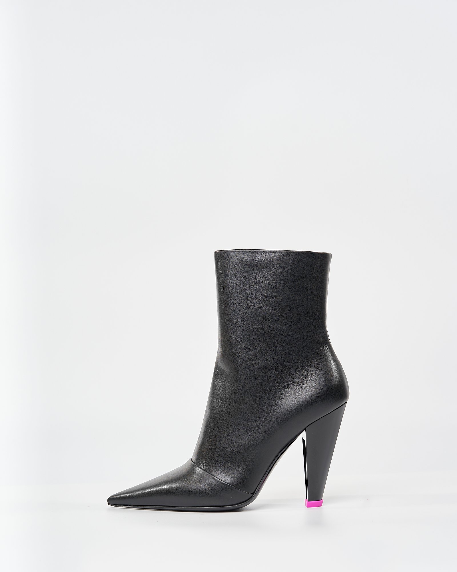 Черные кожаные ботильоны - Image 3 of 6