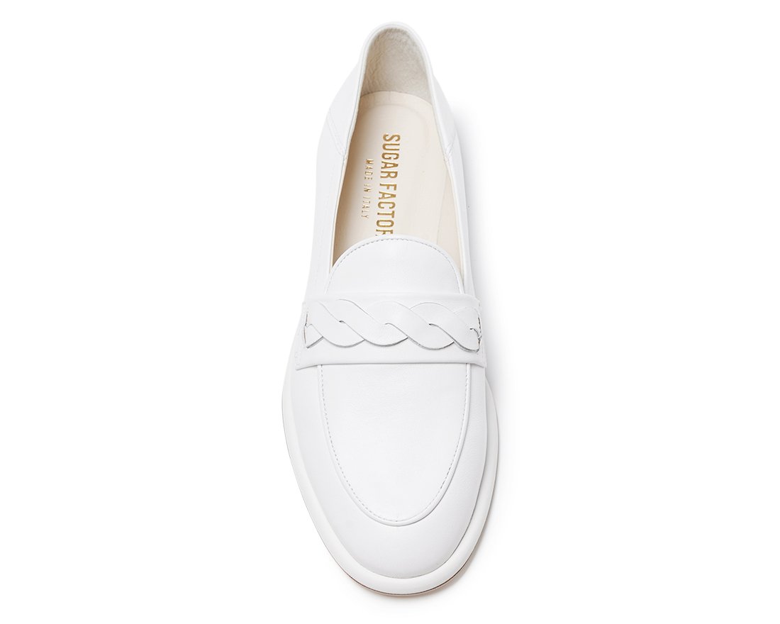 Белые кожаные лоферы - Image 4 of 5