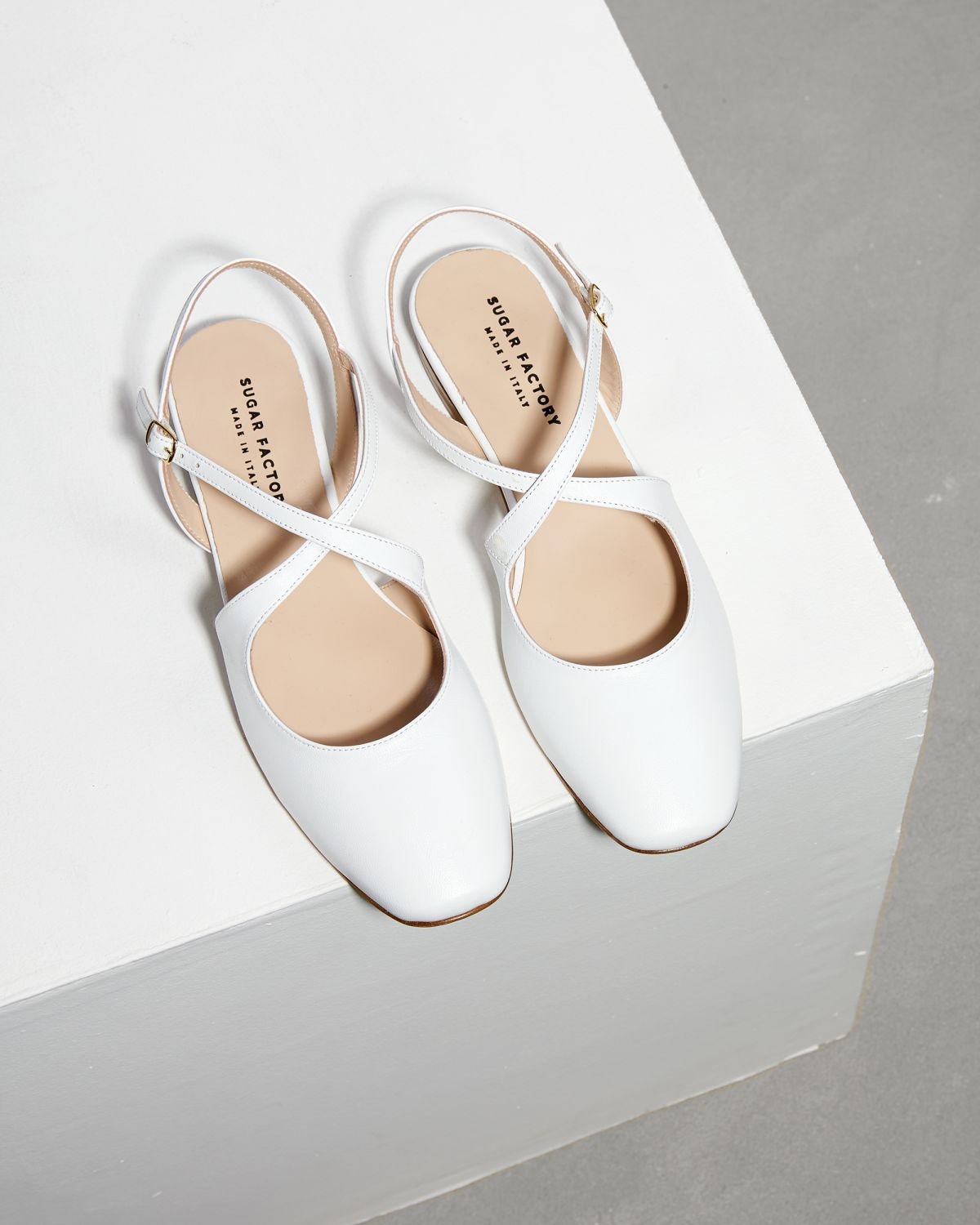 Белые кожаные туфли - Image 2 of 6