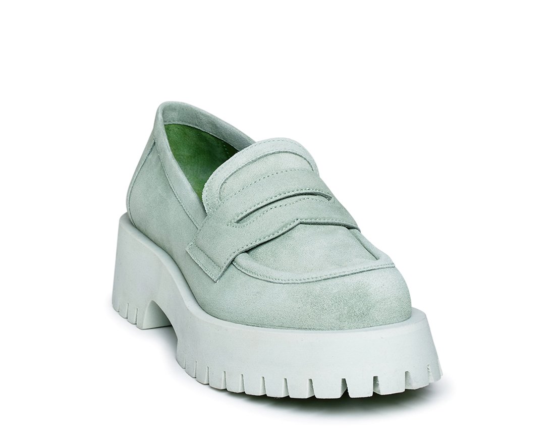 Зеленые замшевые лоферы - Image 2 of 5