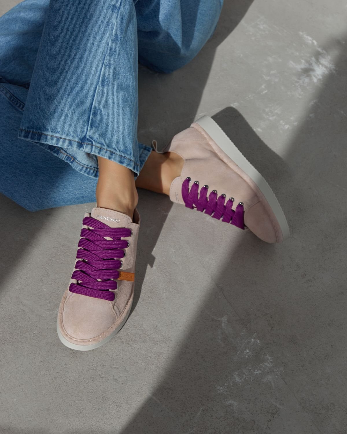 Светло-розовые замшевые кеды - Image 5 of 6