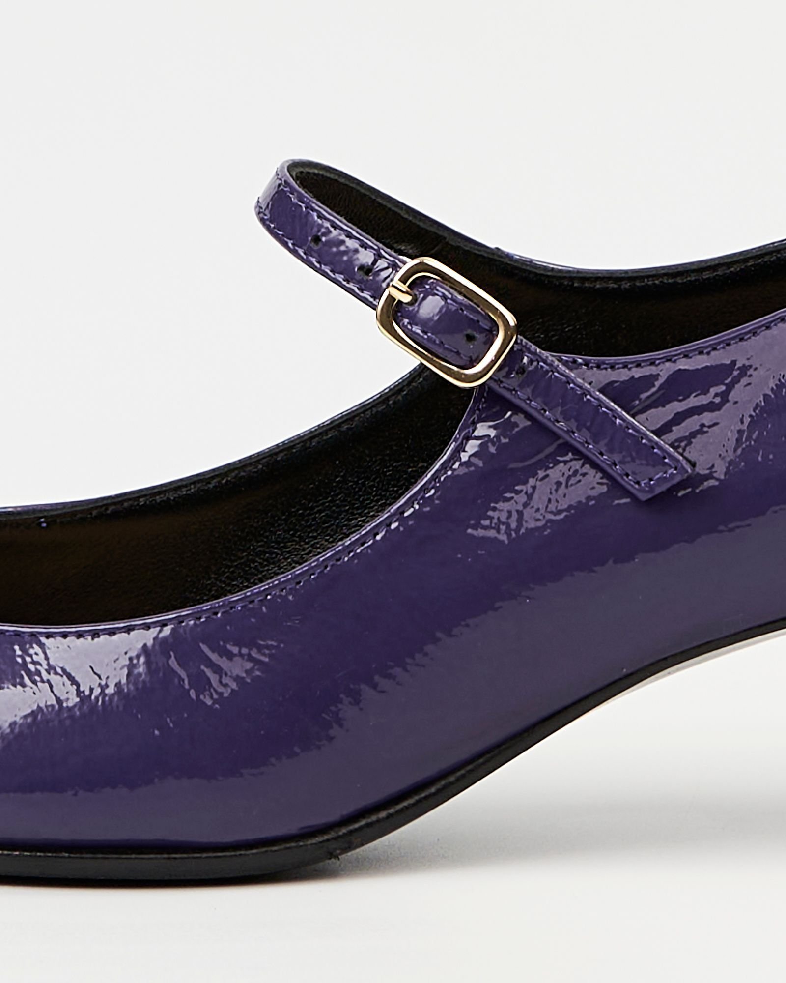 Фиолетовые кожаные туфли - Image 5 of 7