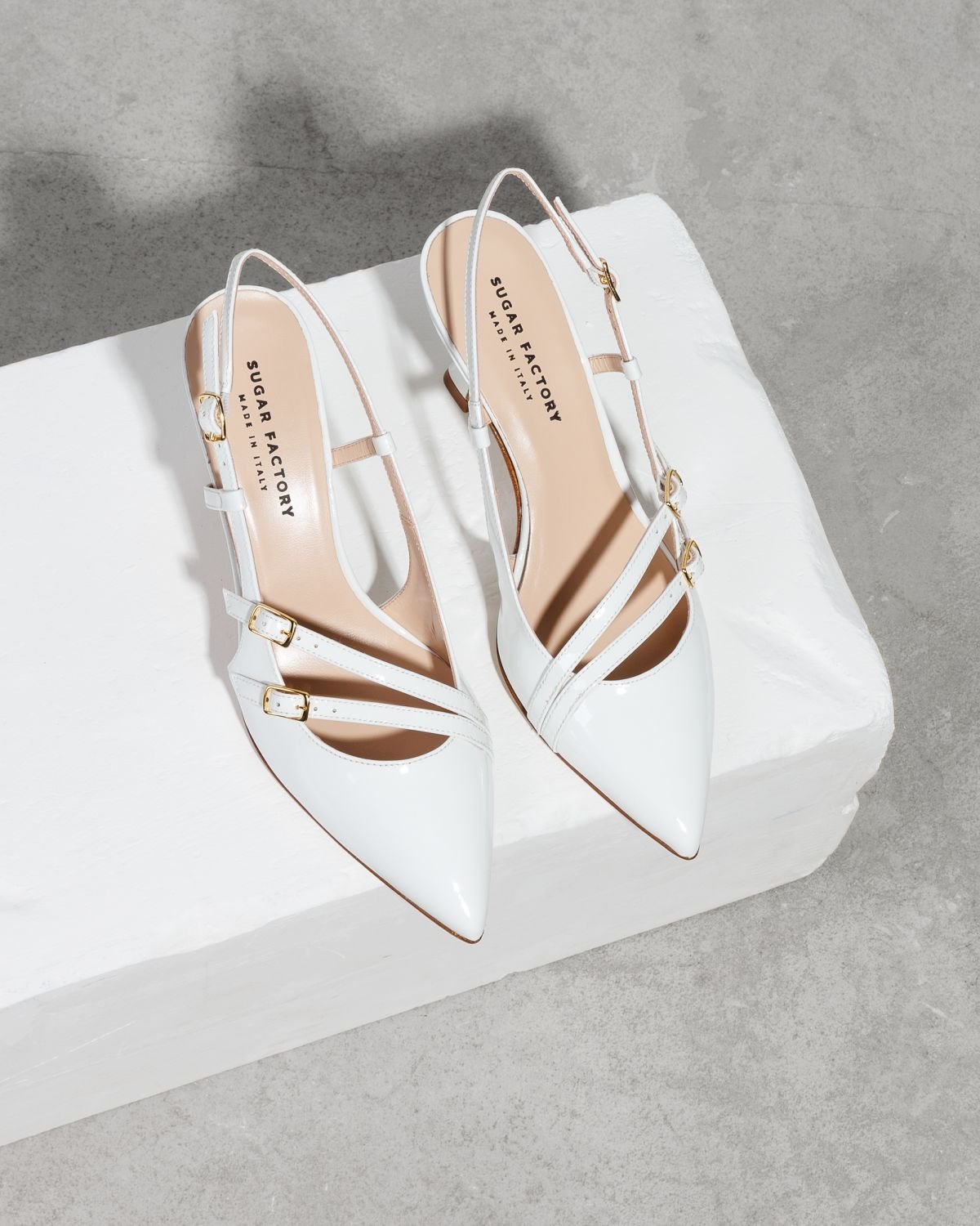 Белые кожаные туфли - Image 2 of 6