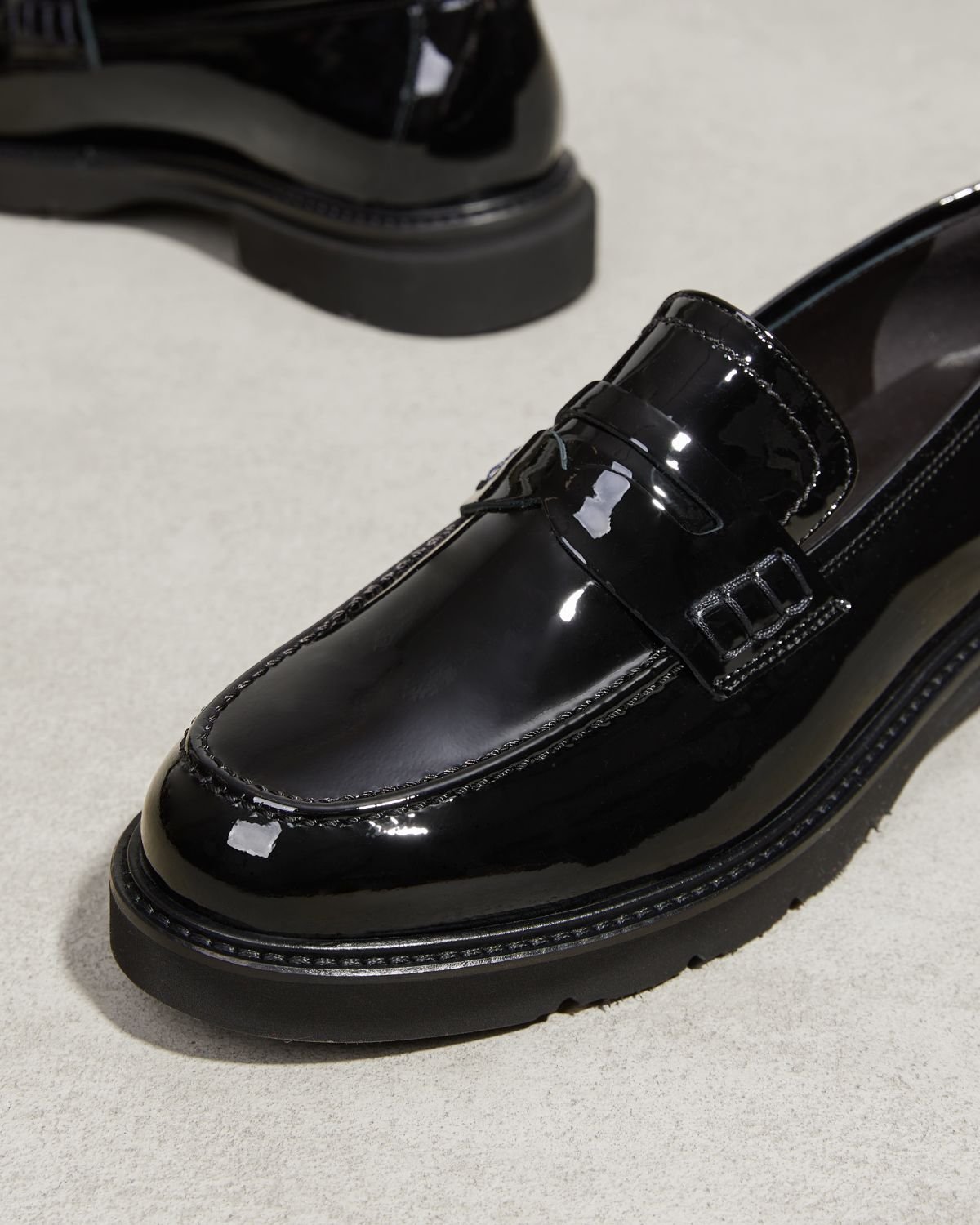 Черные кожаные лоферы - Image 4 of 4