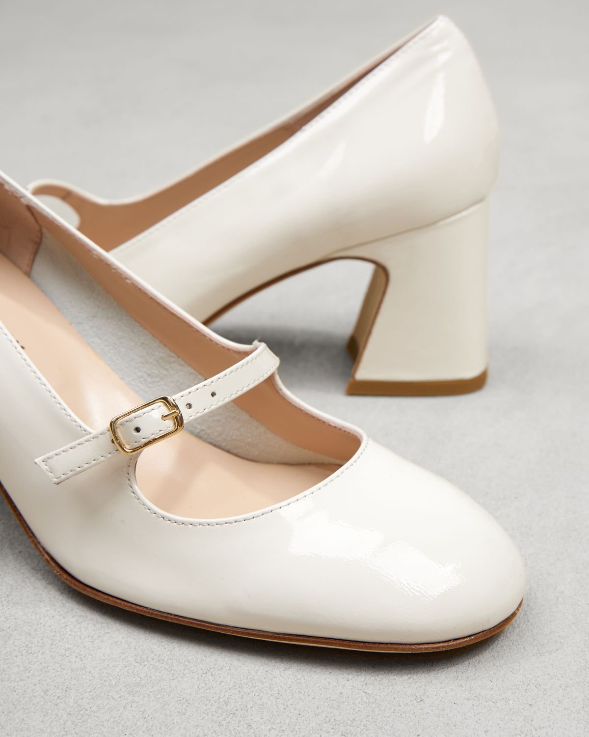 Белые кожаные туфли - Image 4 of 6