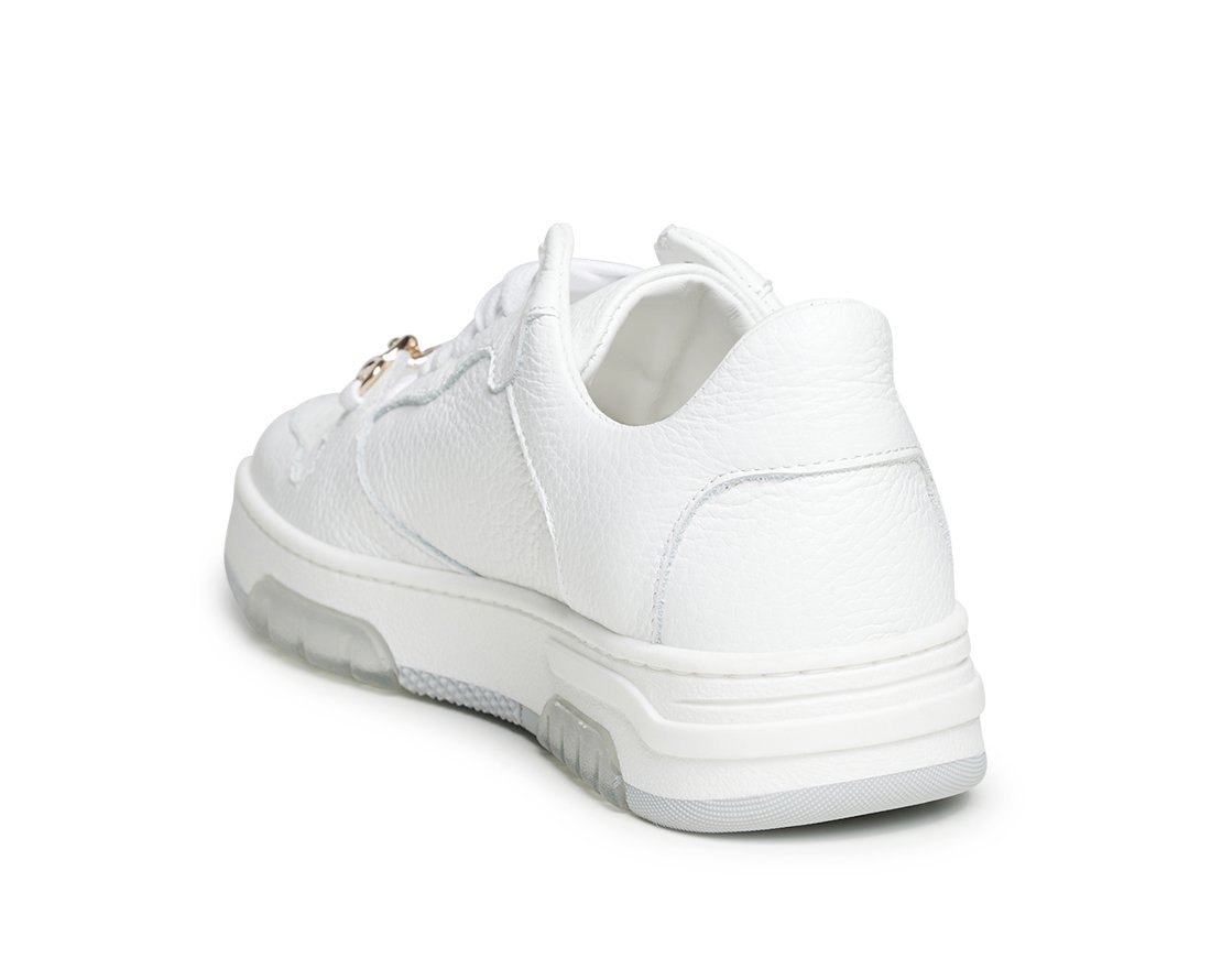 Белые кожаные кеды - Image 3 of 5