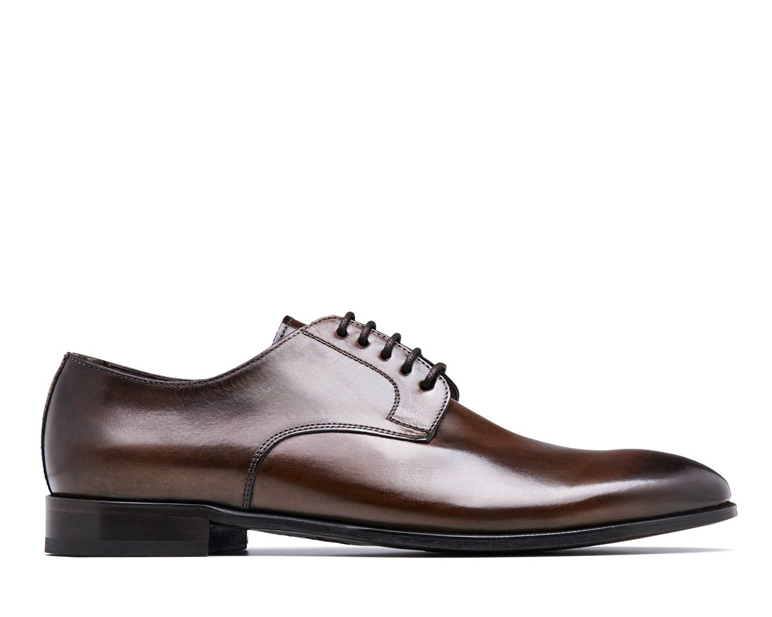 Коричневые кожаные дерби - Main image