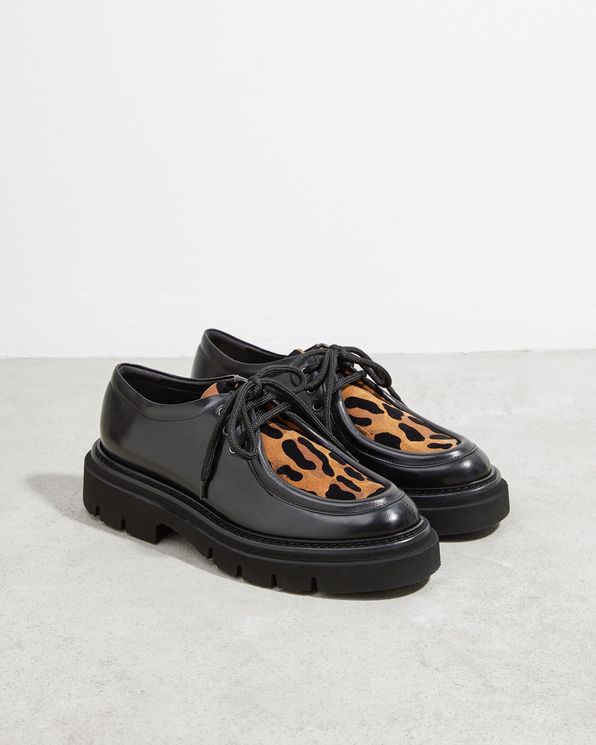 Леопардовые кожаные полуботинки - Image 2 of 4