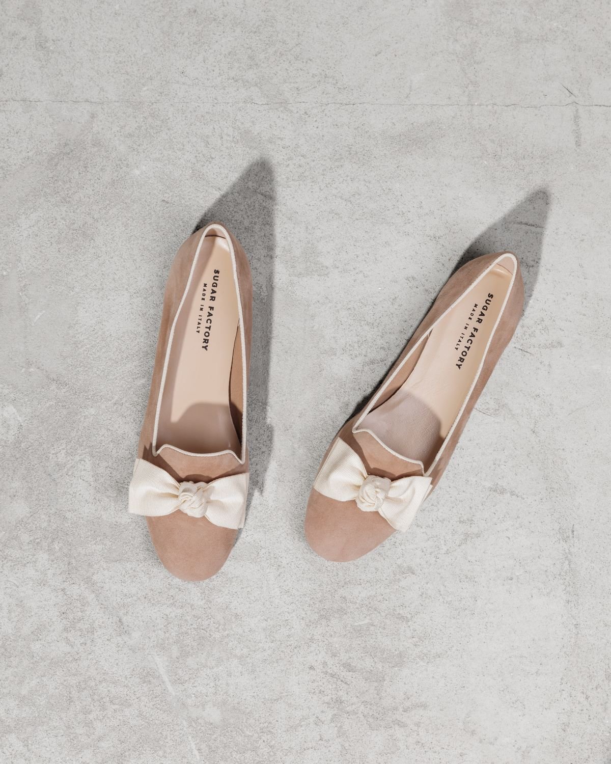 Бежевые замшевые балетки - Image 2 of 6