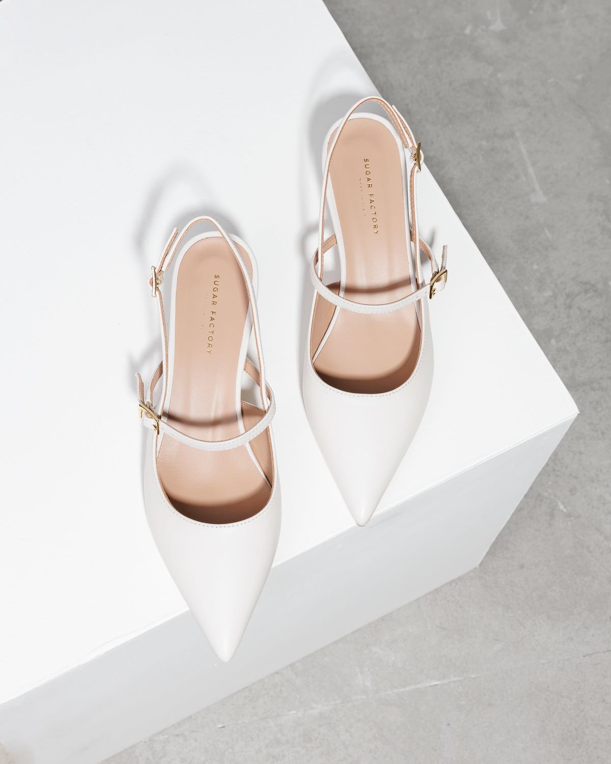 Белые кожаные туфли - Image 3 of 4