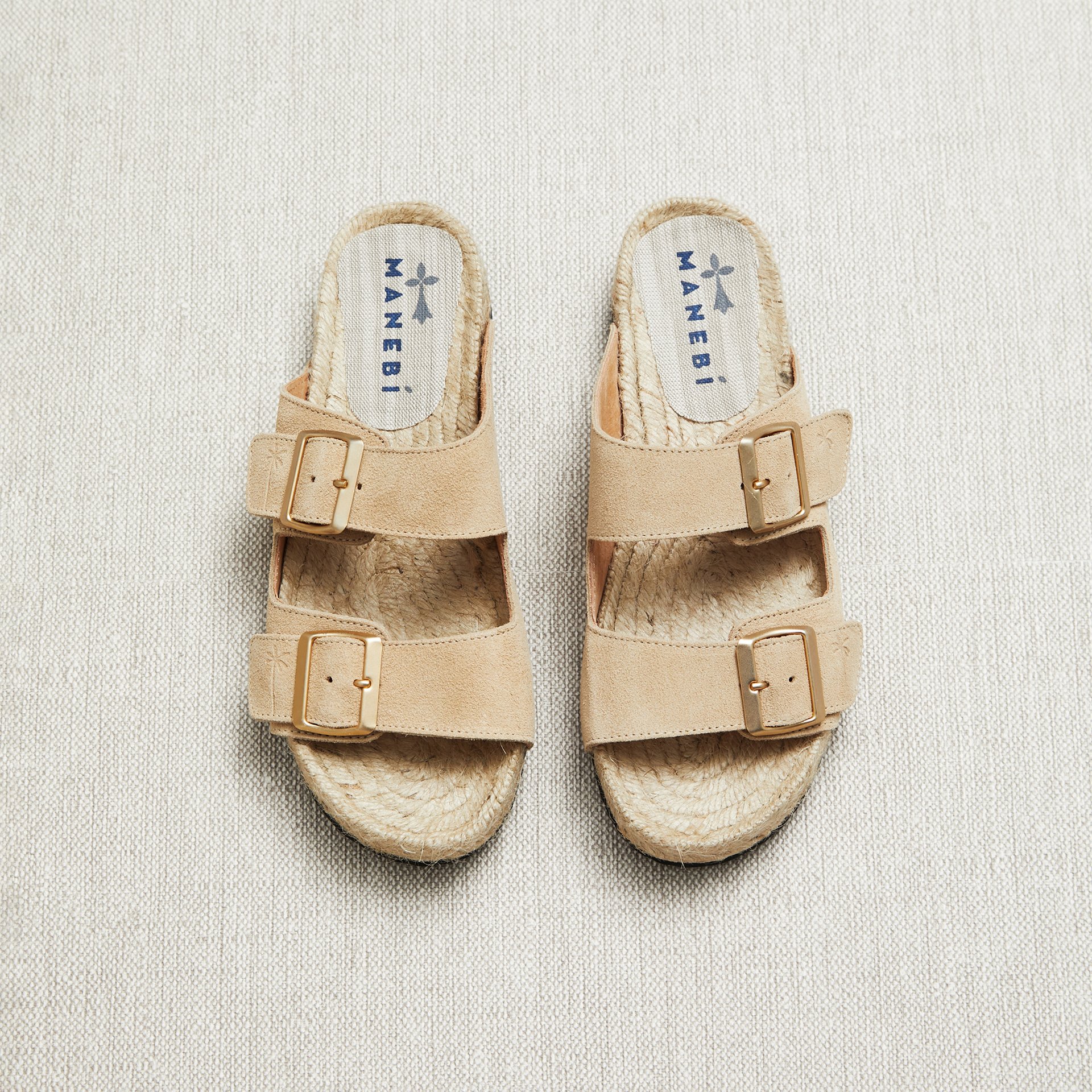 Бежевые замшевые биркенштоки - Image 2 of 5