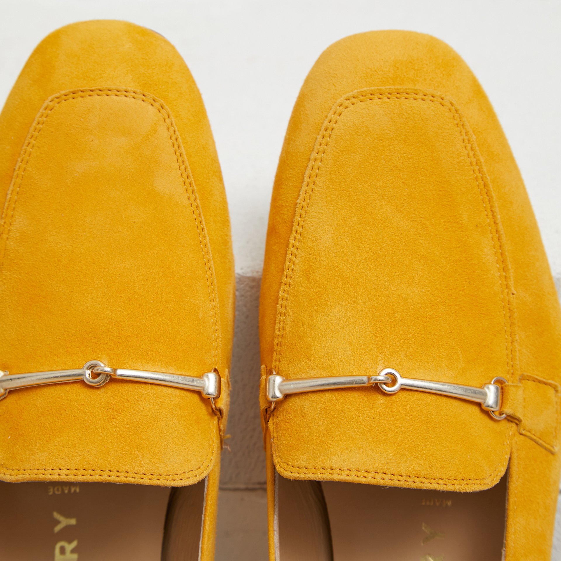 Желтые замшевые лоферы - Image 3 of 5