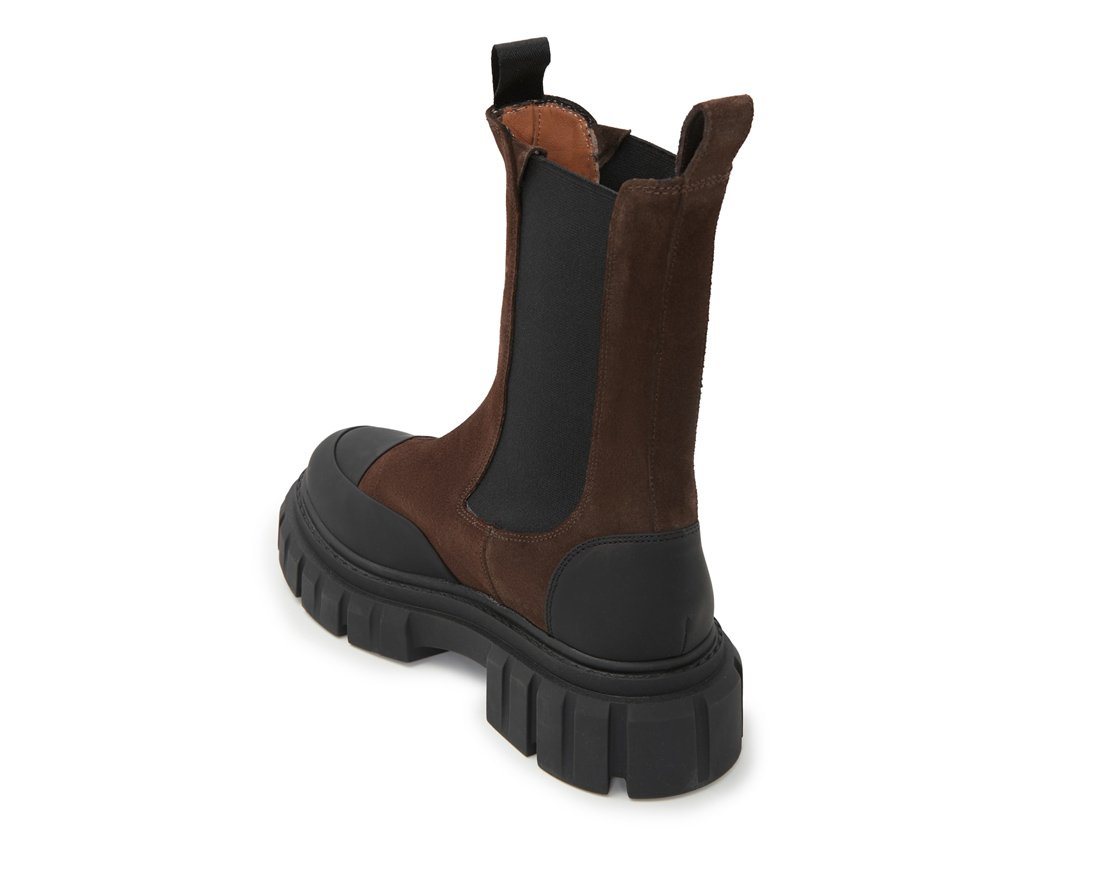 Коричневые замшевые челси - Image 3 of 5